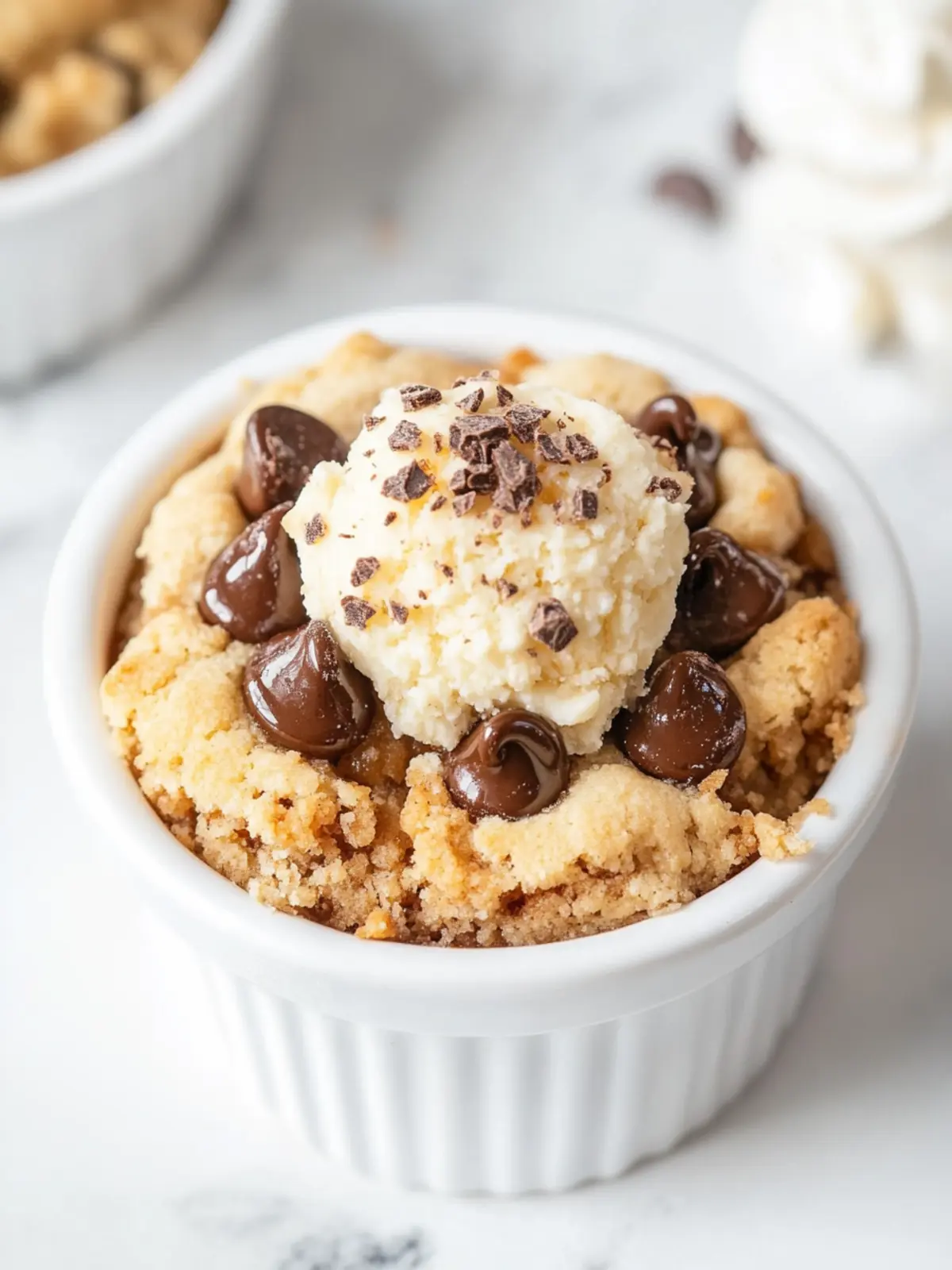 Decadent Caramel Chocolate Chip Cookie Cobbler Delight Caramel Chocolate Chip Cookie Cobbler