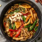 Delicious Vegan Yaki Udon in 22 Minutes or Less Vegan Yaki Udon