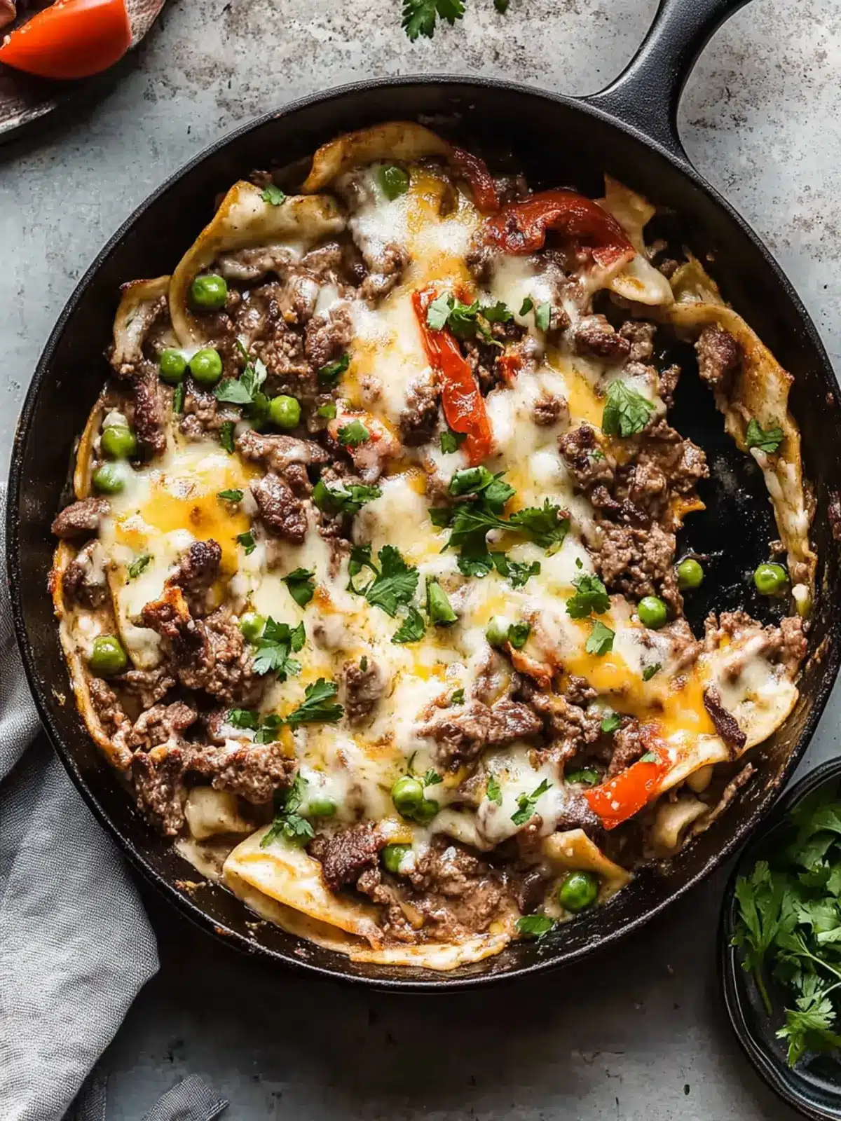 Savory Philly Cheese Beef Skillet Ready in 20 Minutes Philly Cheese Beef Skillet