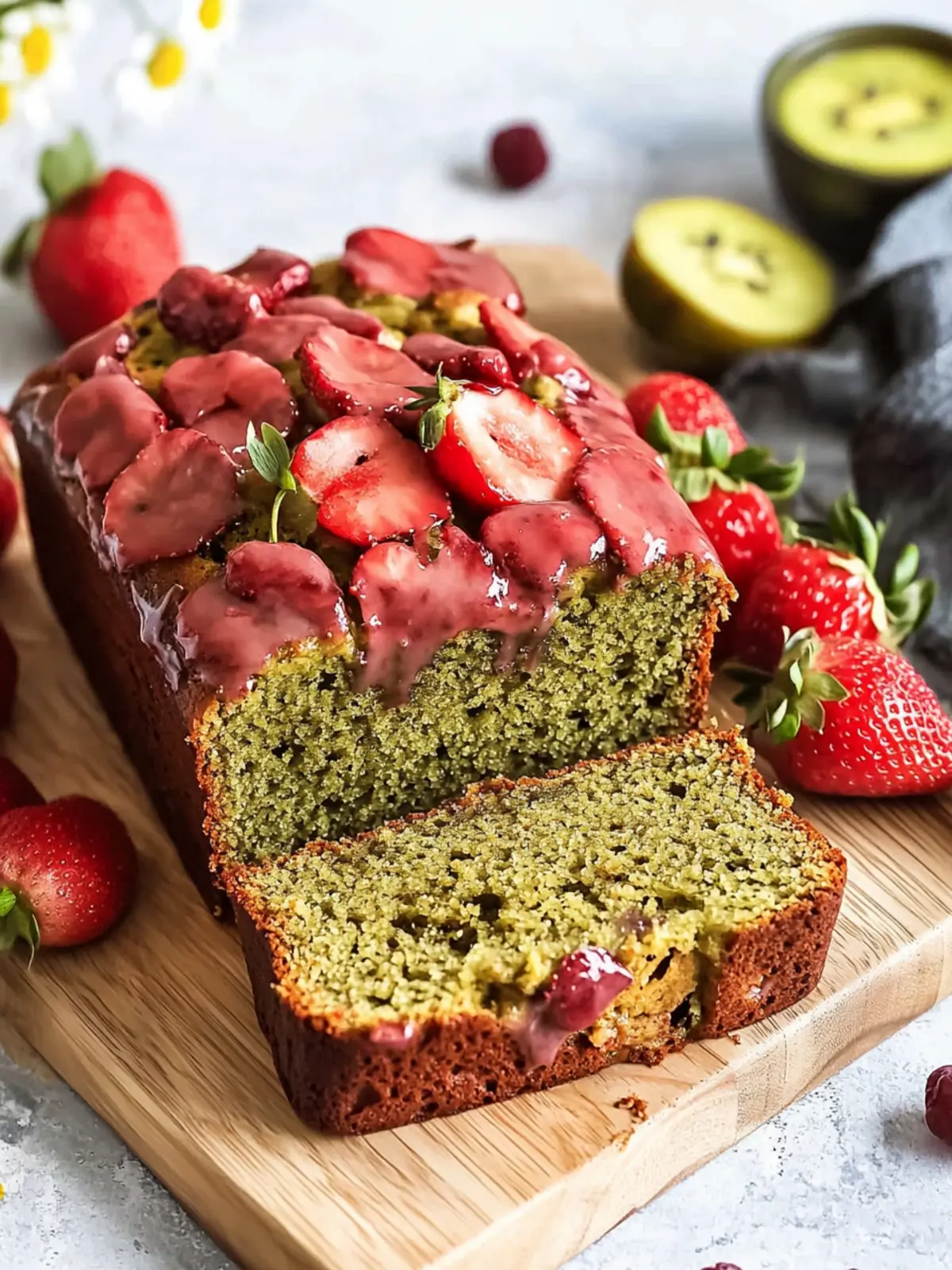 Delicious Strawberry Matcha Banana Bread You Need to Try Strawberry Matcha Banana Bread