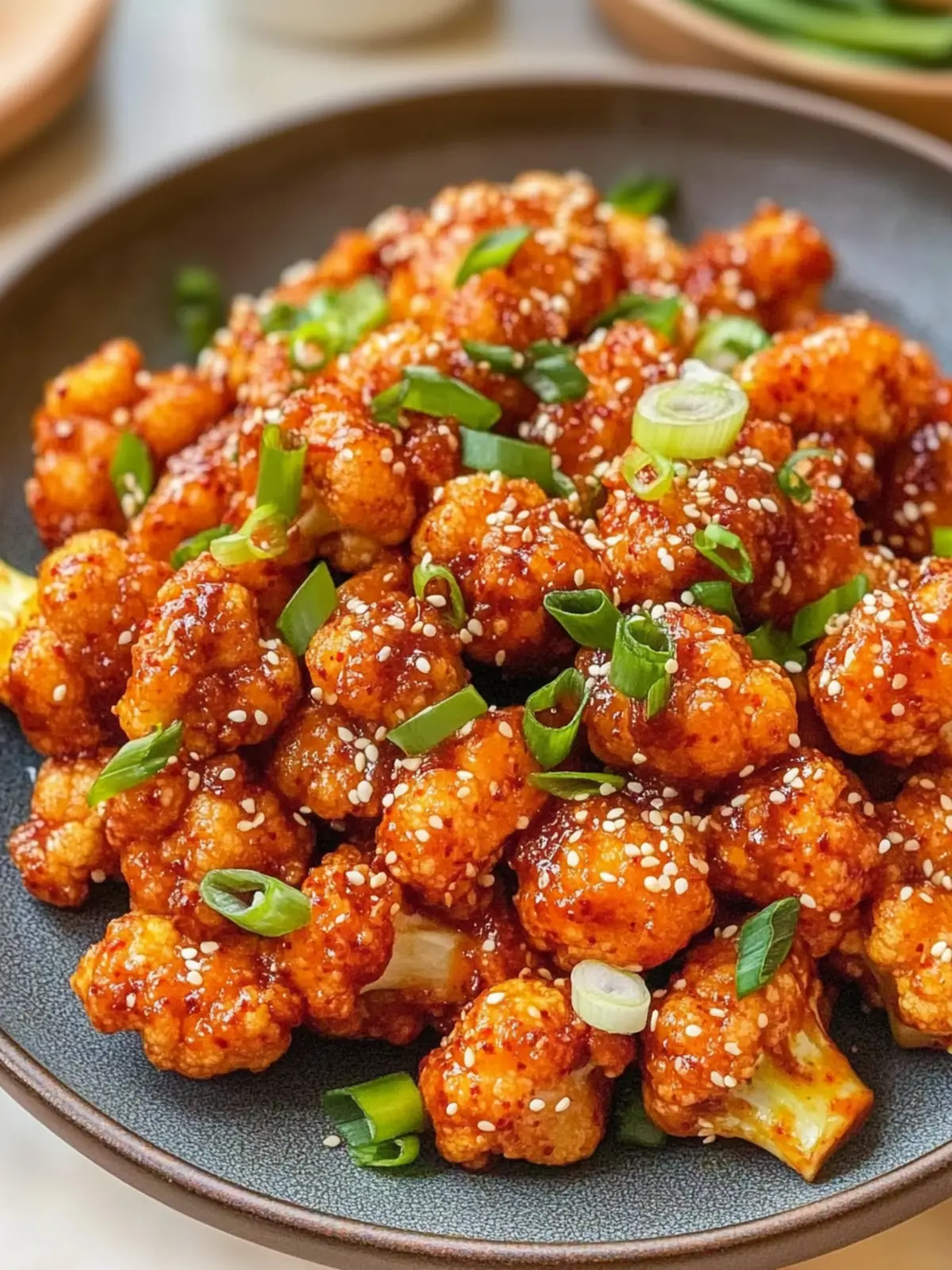 Savor Every Bite of Korean Gochujang Cauliflower Delight Korean Gochujang Cauliflower
