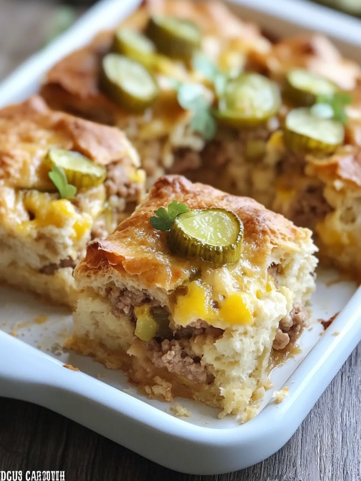 Savor the Flavor: Easy Hamburger Dill Pickle Biscuit Casserole Hamburger Dill Pickle Biscuit Casserole
