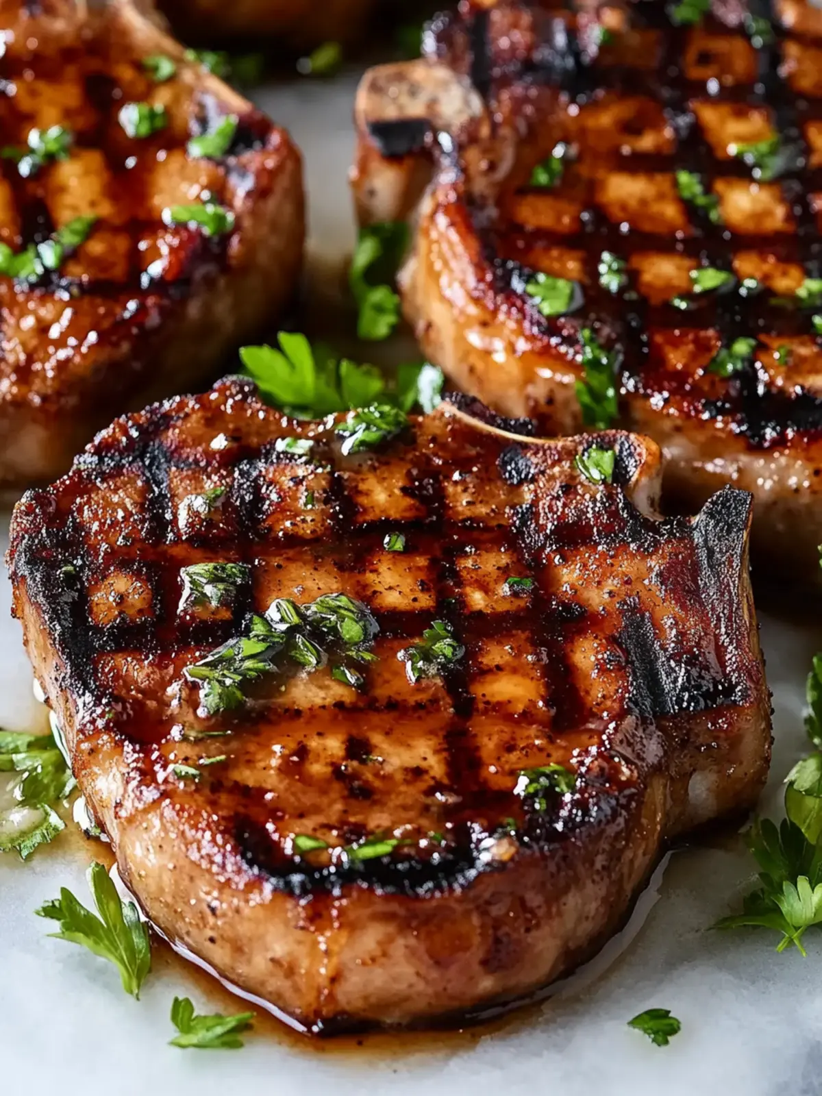 Grilled Pork Chops with Maple and Soy Marinade for Flavor Lovers Grilled Pork Chops with Maple and Soy Marinade