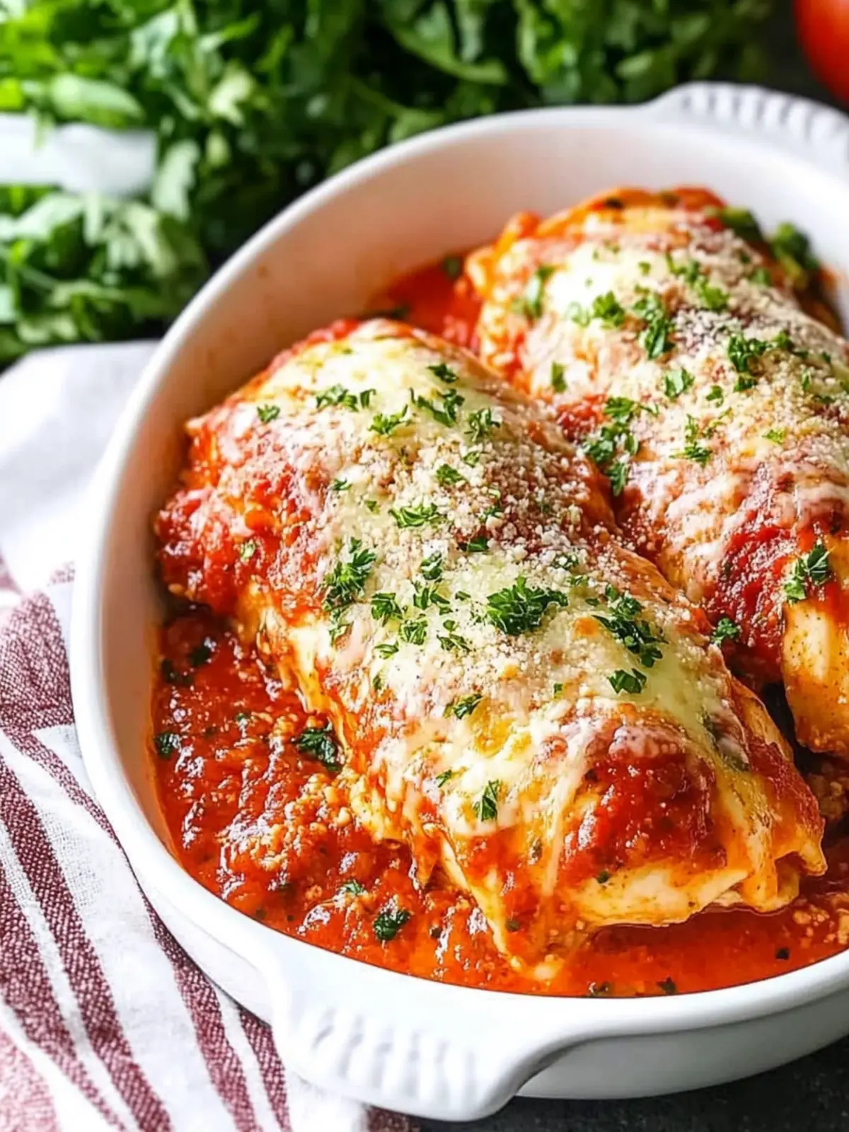 Mouthwatering Lasagna Stuffed Chicken You’ll Crave Tonight Lasagna Stuffed Chicken