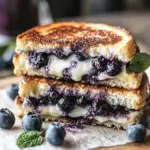 Blueberry Grilled Cheese: A Sweet and Savory Delight Blueberry Grilled Cheese