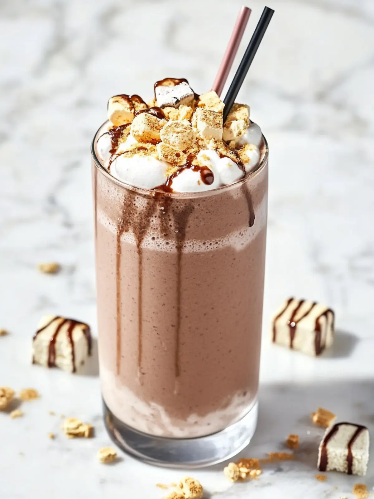 S'mores Protein Shake: Guilt-Free Deliciousness in Minutes S’mores Protein Shake