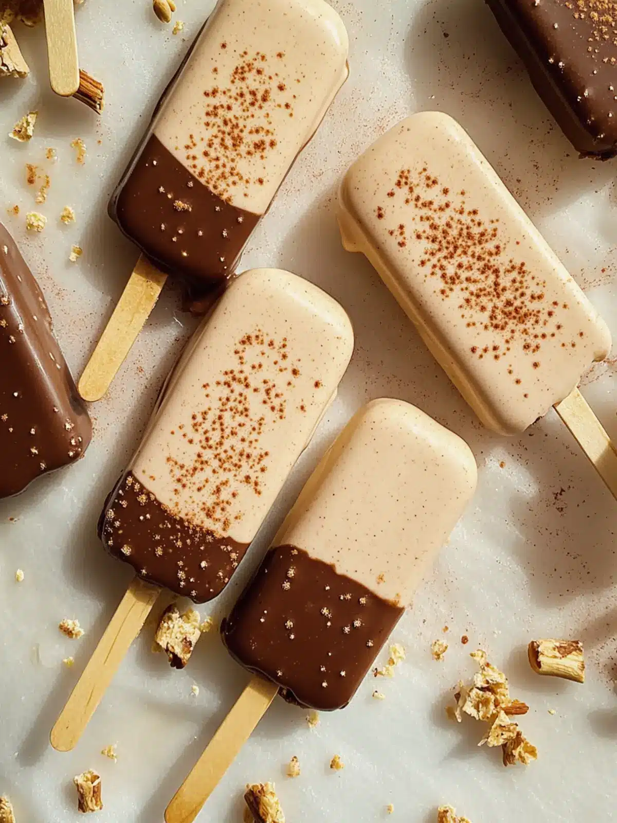 Deliciously Easy Cinnamon Ice Cream Bars for Sweet Indulgence Cinnamon Ice Cream Bars