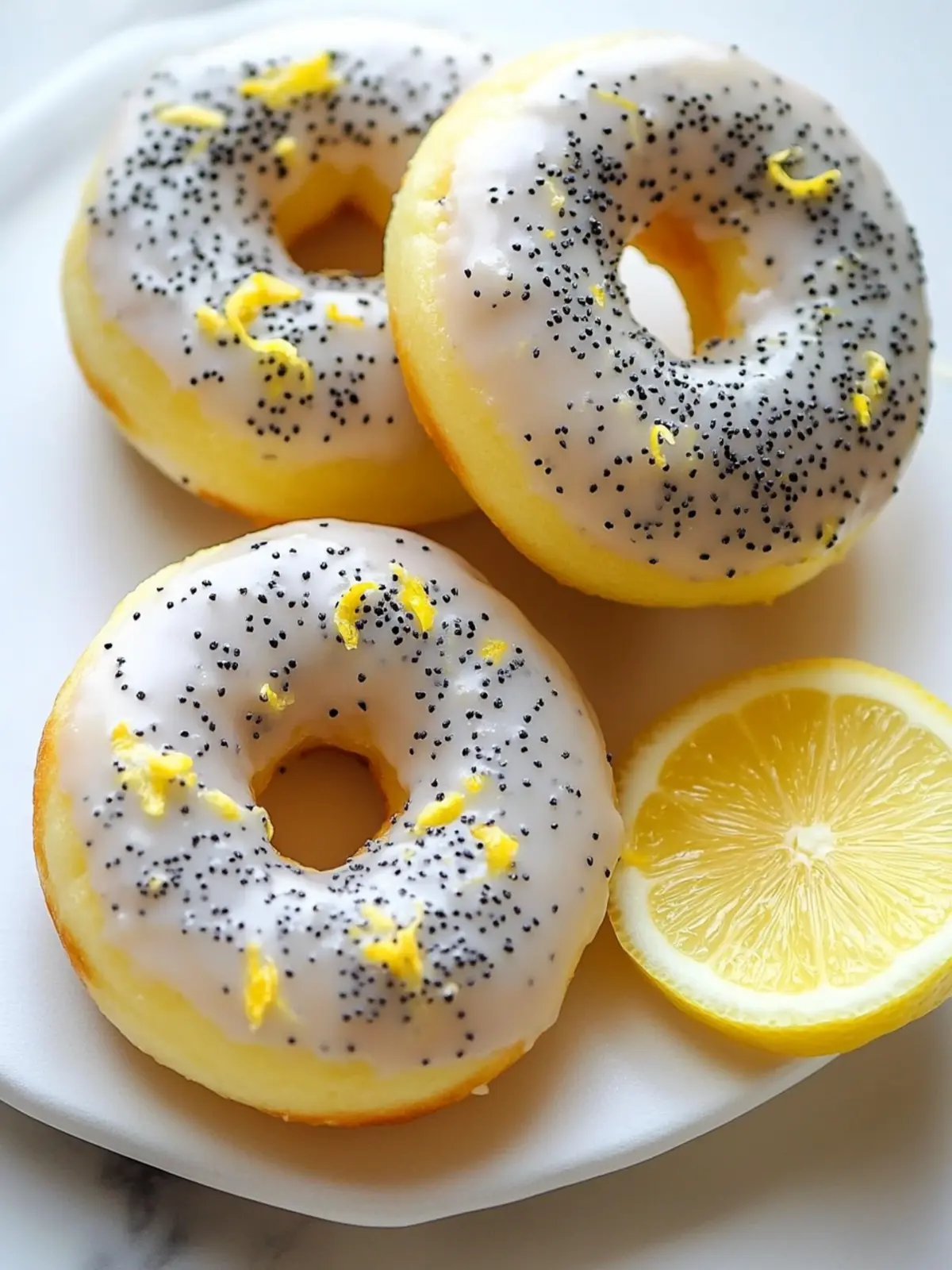 Irresistible Lemon Poppy Seed Doughnuts You Can Bake Today Lemon Poppy Seed Doughnuts