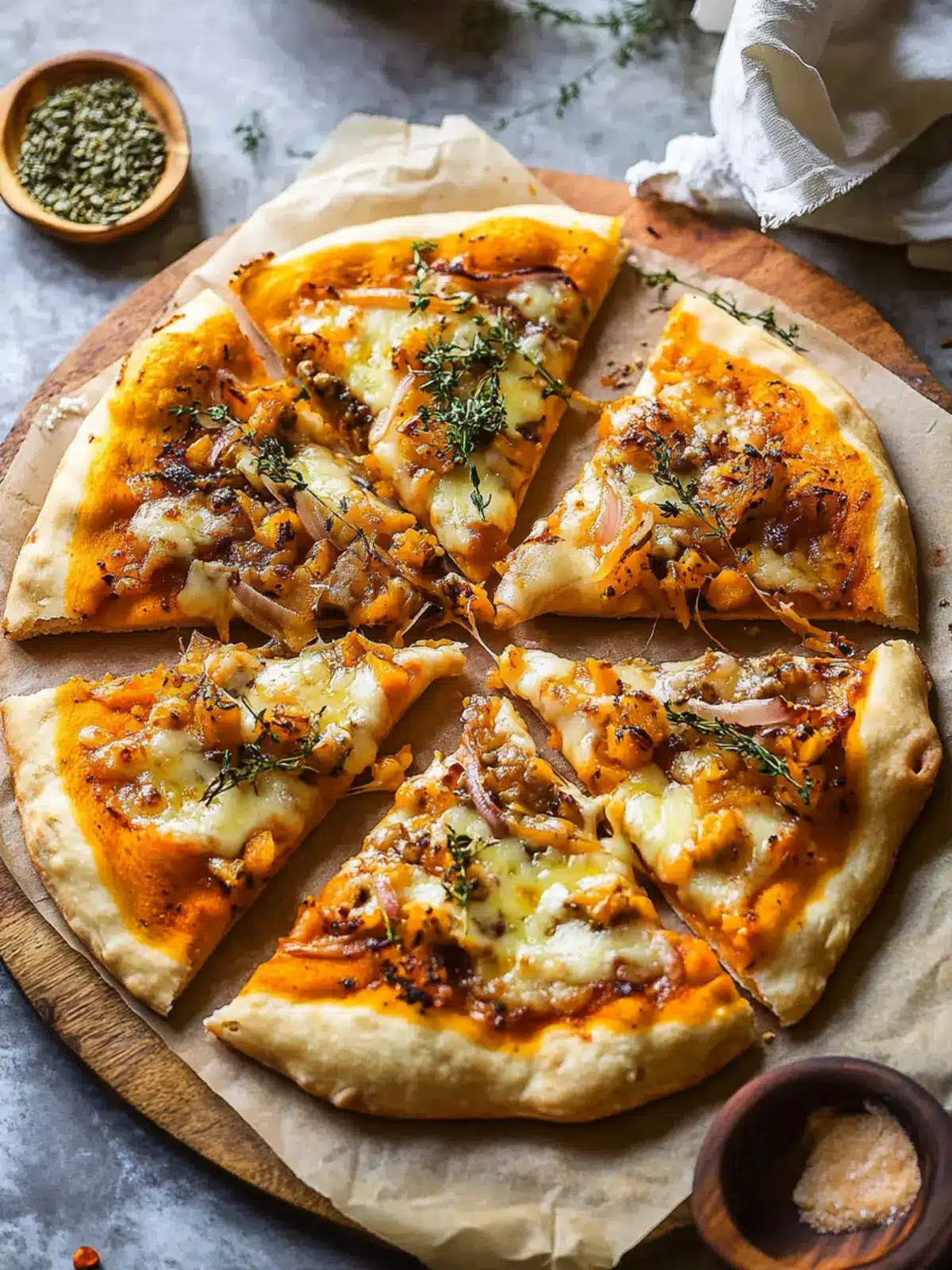 Savory Pumpkin and Gouda Pizza for Cozy Nights In Pumpkin and Gouda Pizza