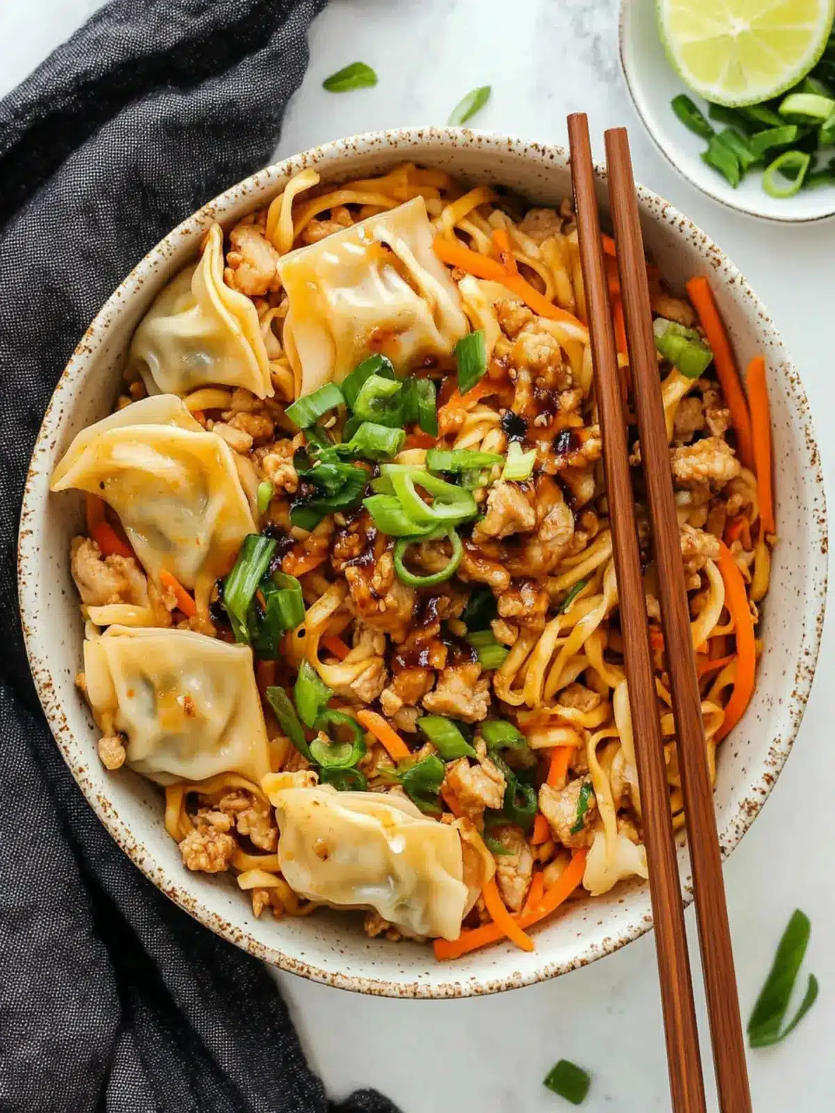 Savor Potsticker Noodle Bowls in Just 15 Minutes! Potsticker Noodle Bowls