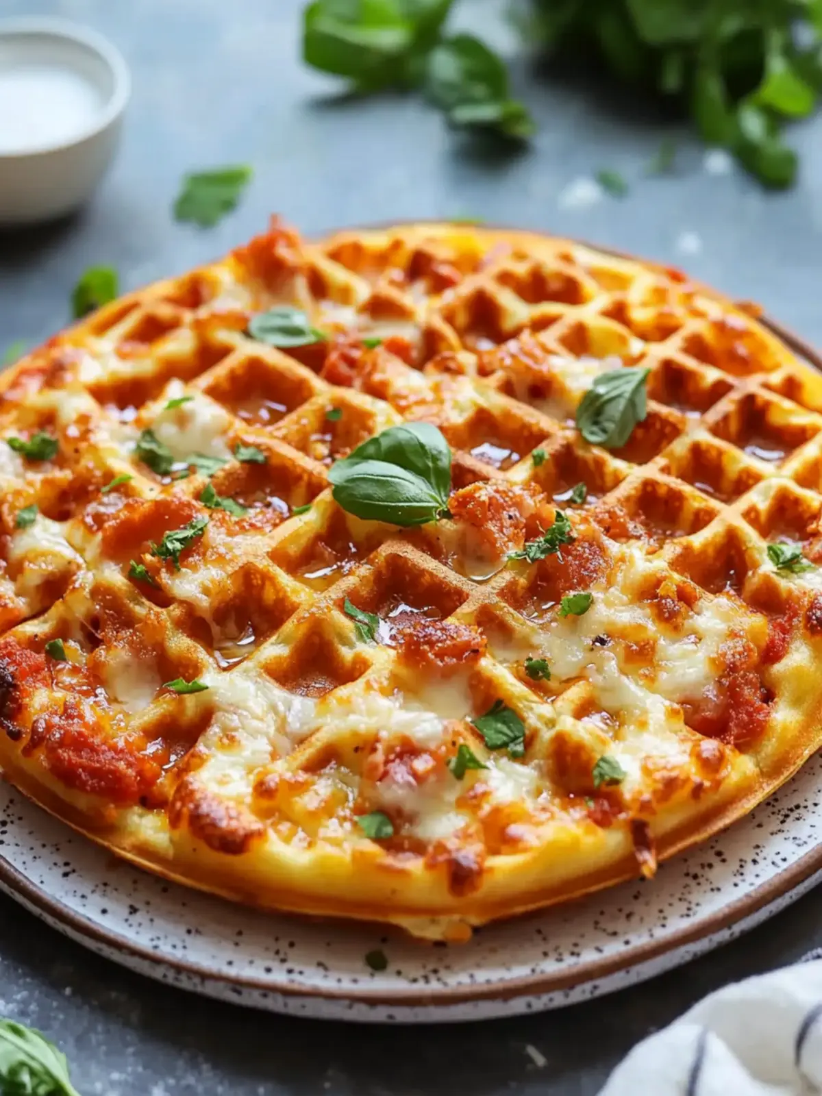 Irresistible Cottage Cheese Pizza Waffles You’ll Crave Daily Cottage Cheese Pizza Waffles