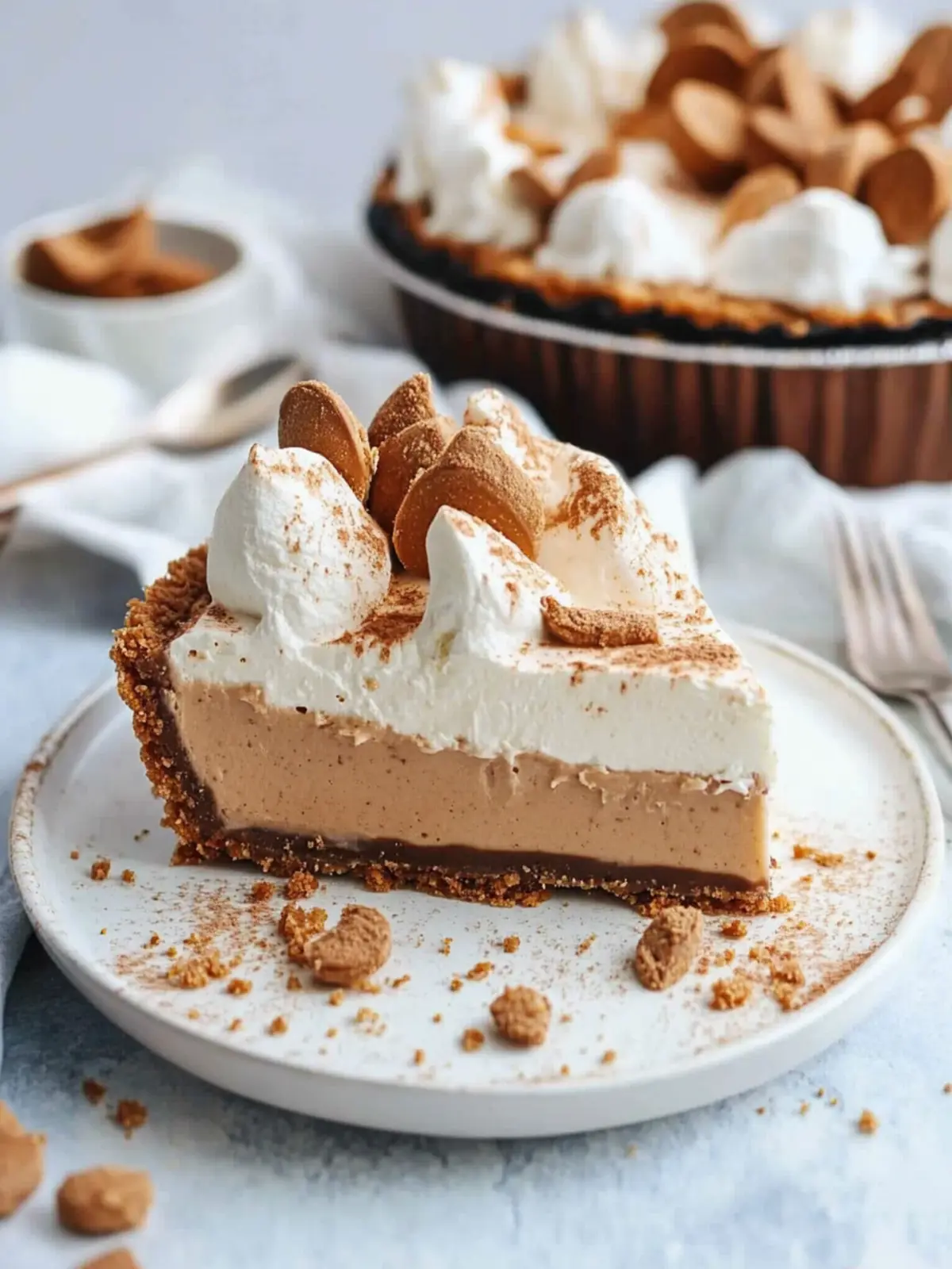 Decadent Biscoff Marshmallow Pie That Will Wow Your Guests Biscoff Marshmallow Pie