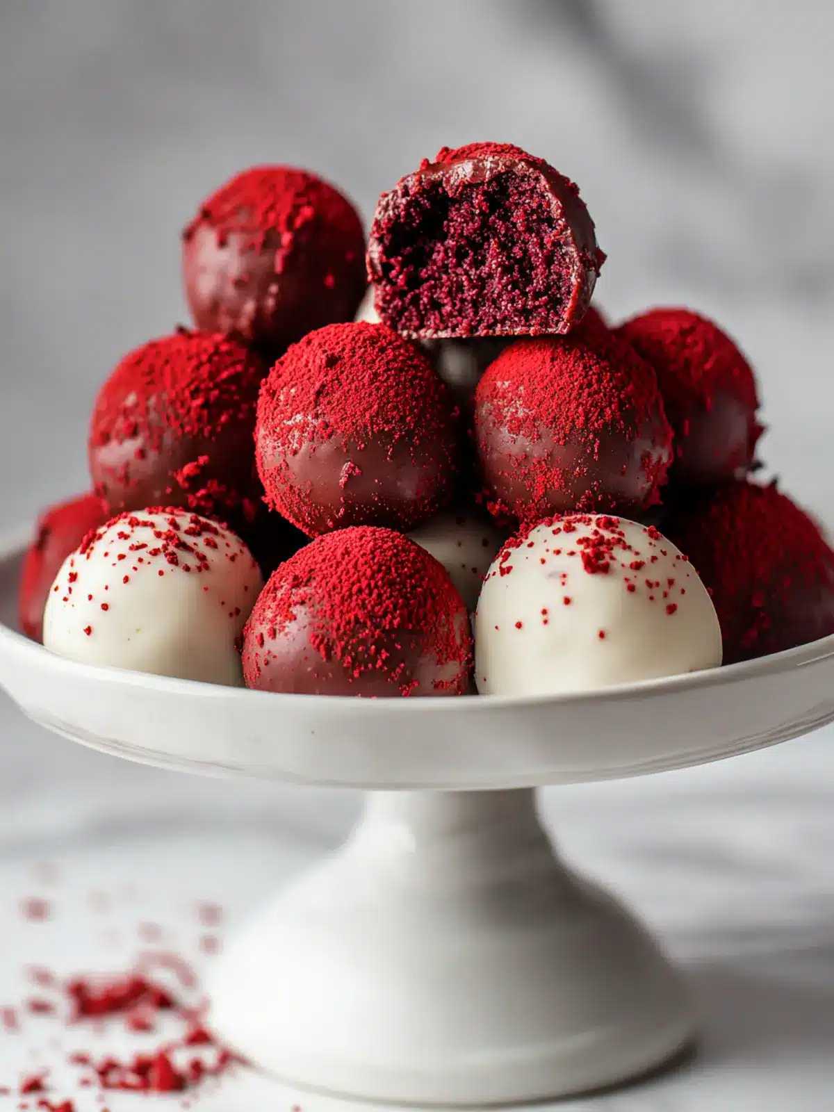 Indulge in Irresistible Red Velvet Cake Balls at Home Red Velvet Cake Balls