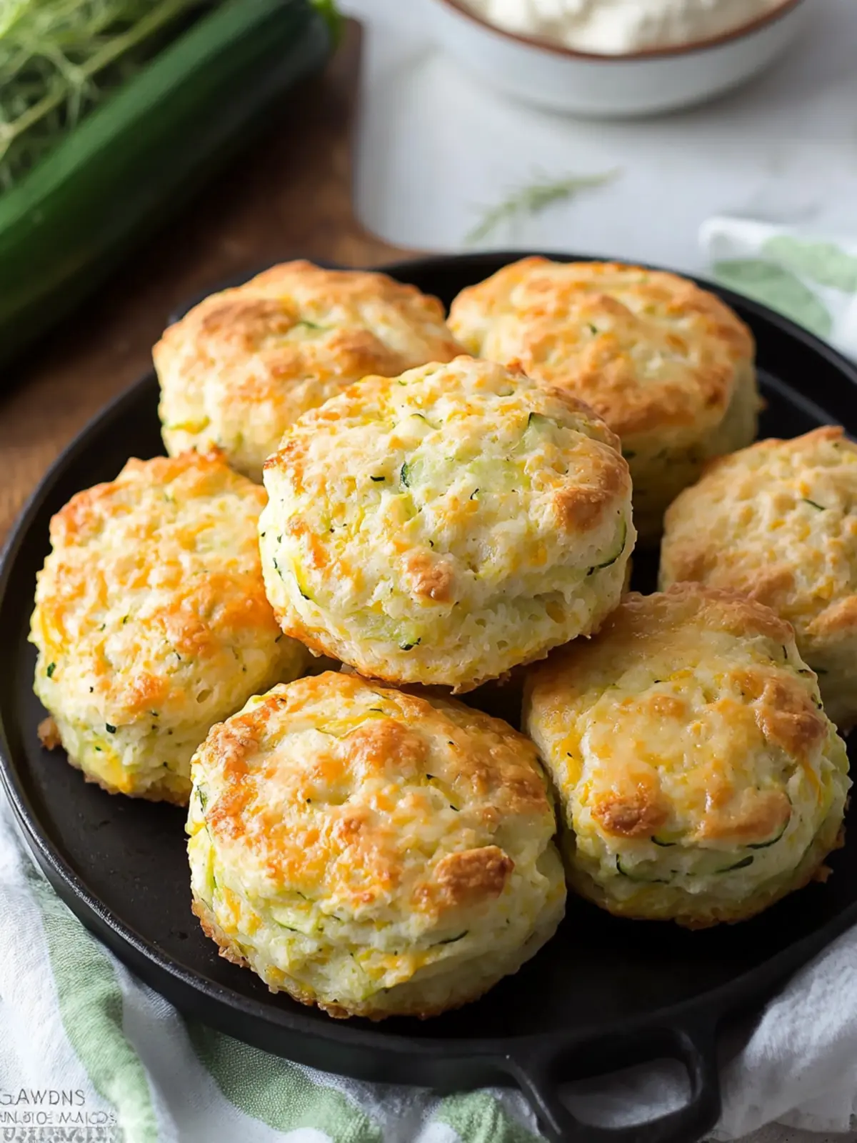 Savory Zucchini Cheddar Biscuits That Steal the Show Zucchini Cheddar Biscuits
