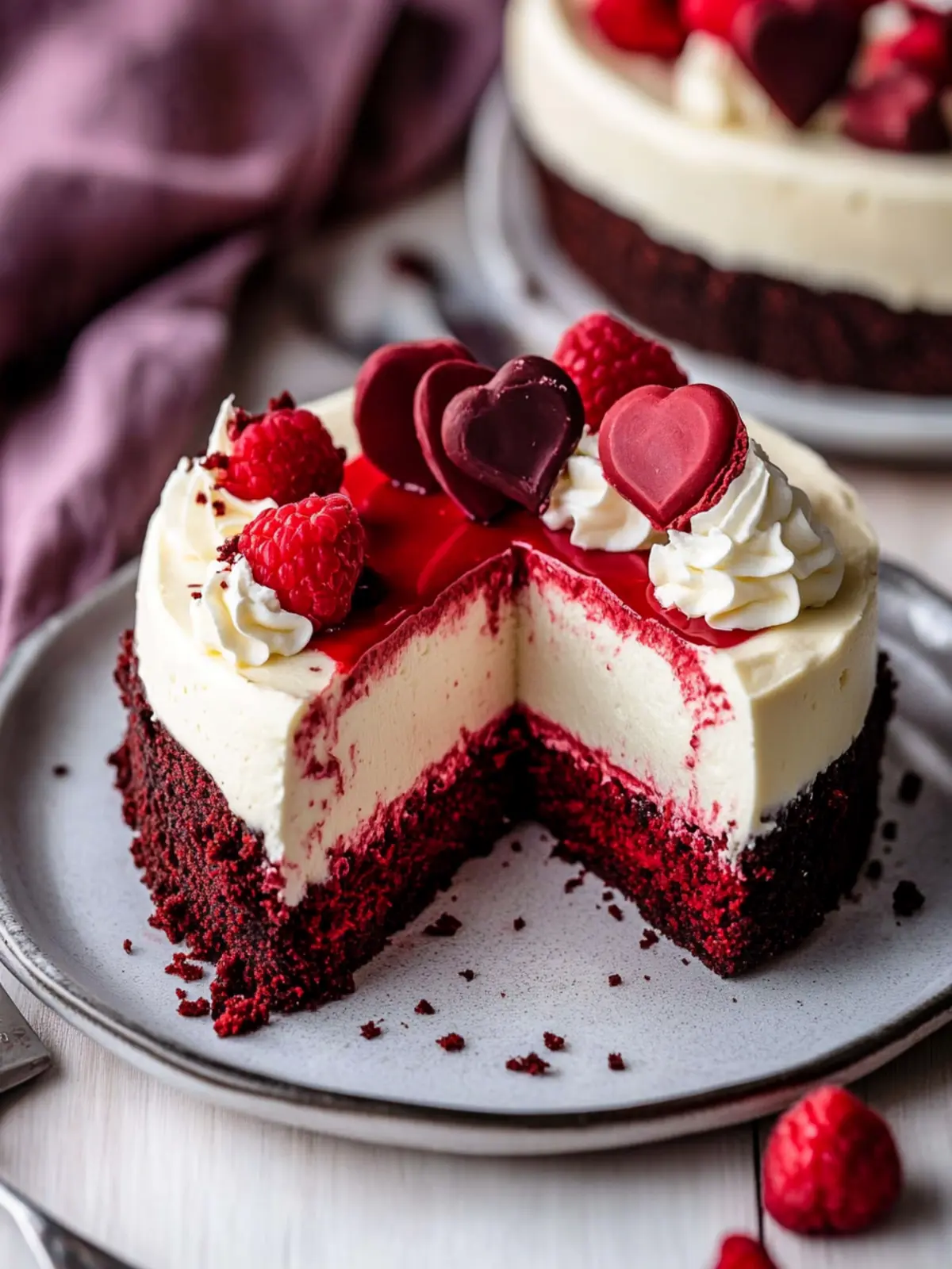 Indulge in Rich Red Velvet Cheesecake Bliss at Home Red Velvet Cheesecake