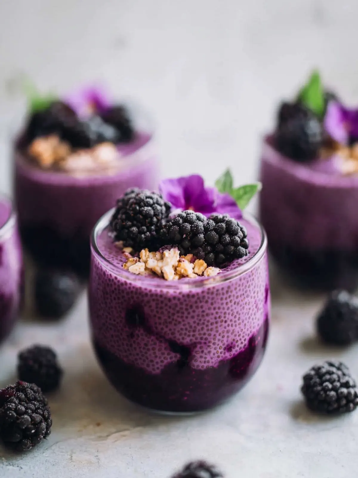 Irresistible Blackberry Cobbler Chia Pudding to Savor Today Blackberry Cobbler Chia Pudding