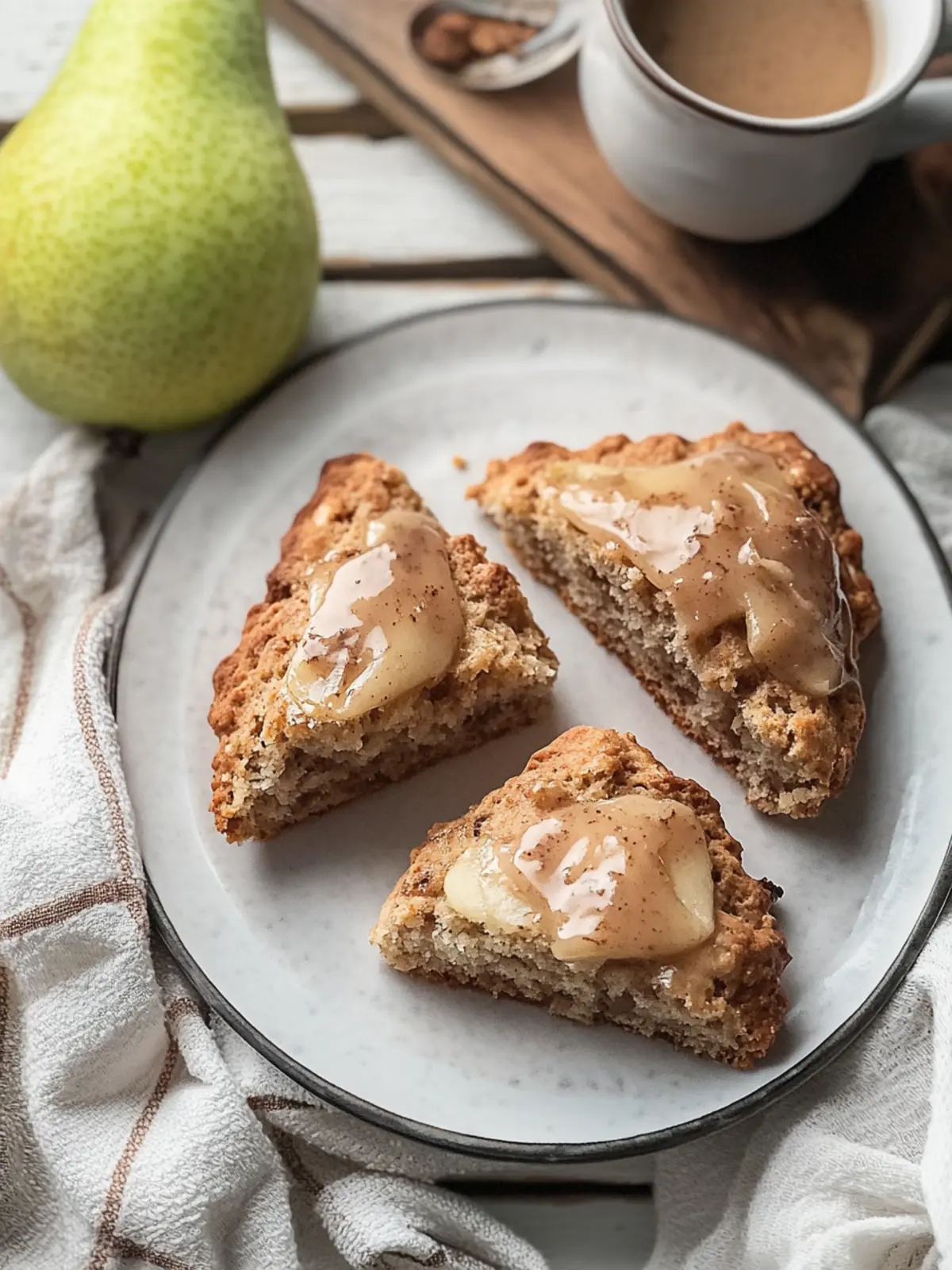 Irresistible Chai Pear Scones to Elevate Your Breakfast Game Chai Pear Scones