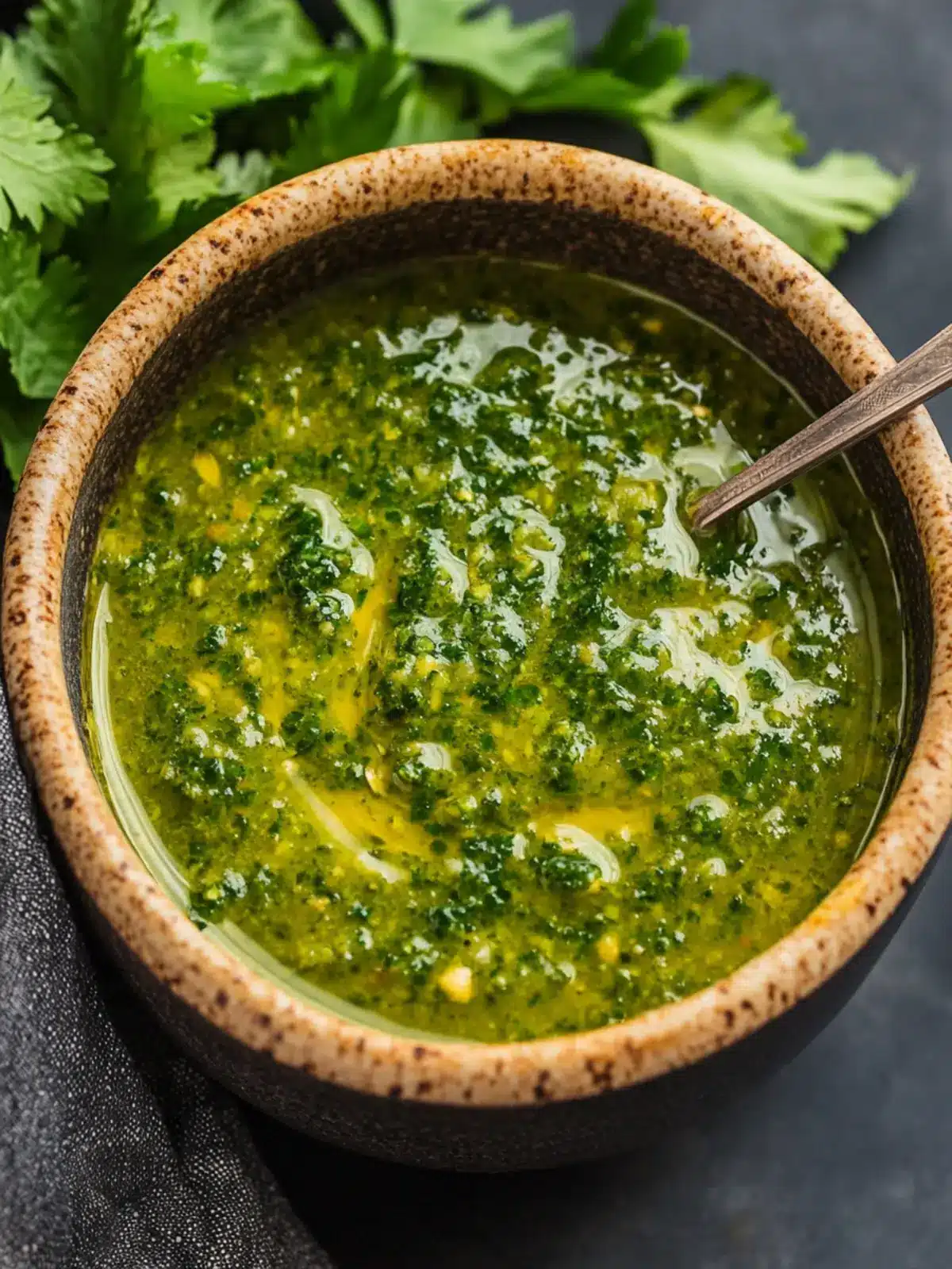 Zesty North African Cilantro Parsley Sauce in 10 Minutes North African Cilantro Parsley Sauce