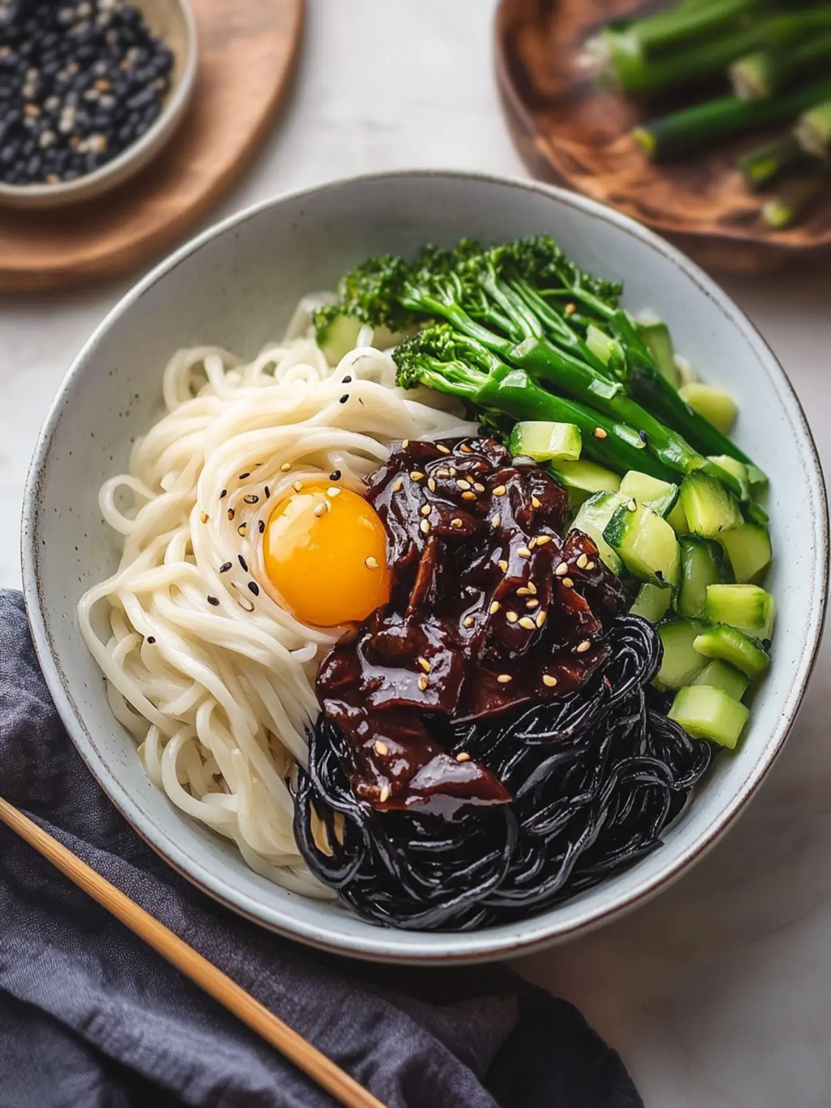 Delicious Korean Black Bean Noodles for Cozy Nights In Korean Black Bean Noodles