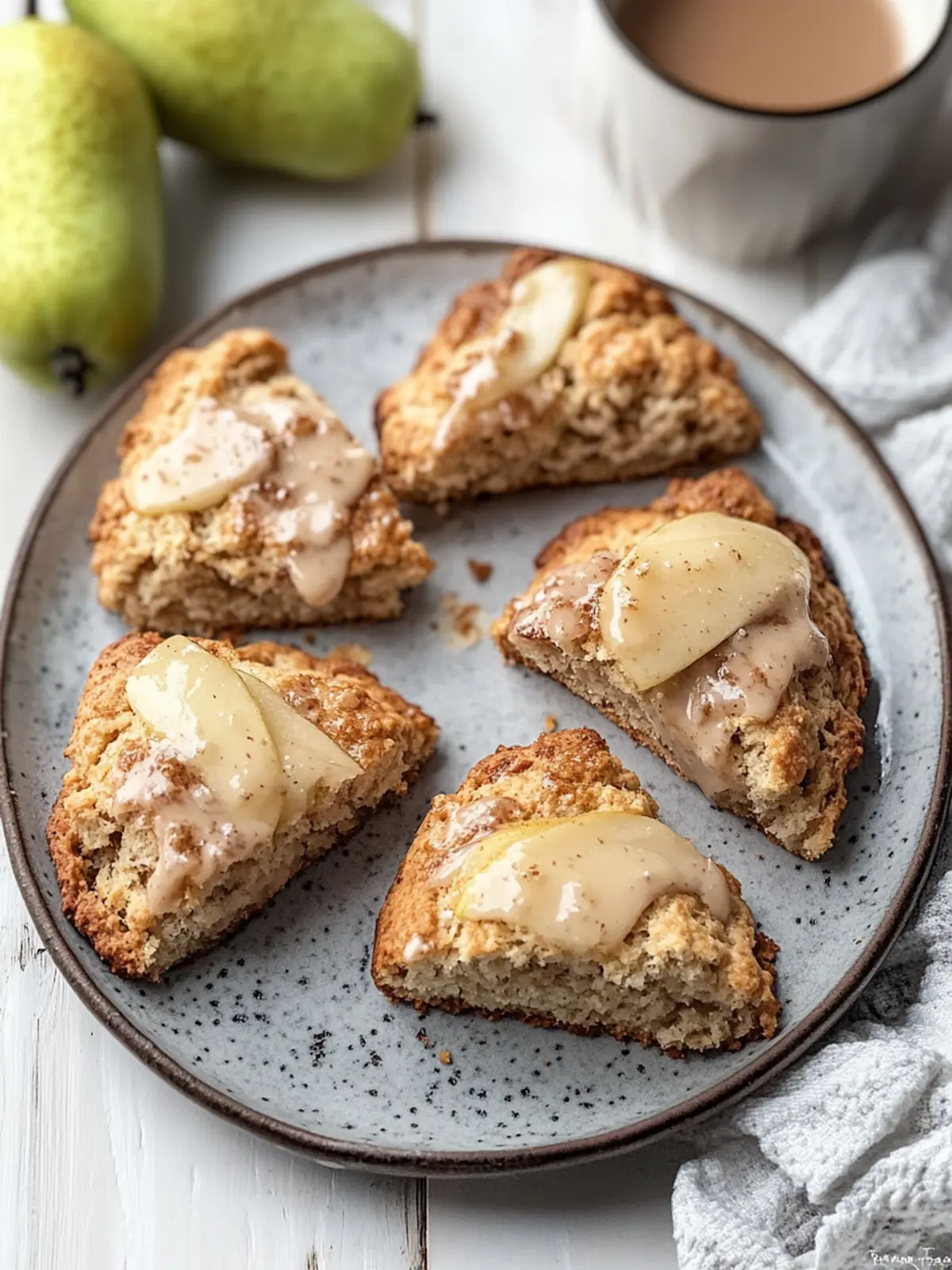 Irresistible Chai Pear Scones to Elevate Your Breakfast Game Chai Pear Scones