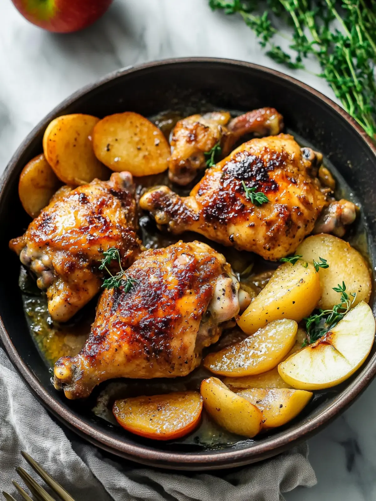 Savory Skillet Apple Cider Chicken for Cozy Evenings Skillet Apple Cider Chicken