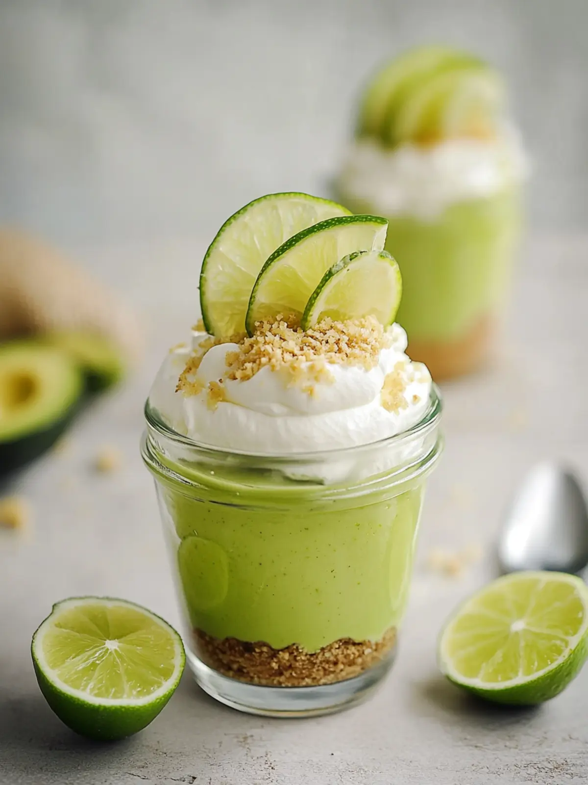 Creamy Avocado Key Lime Pie in a Jar You'll Adore Avocado Key Lime Pie in a Jar