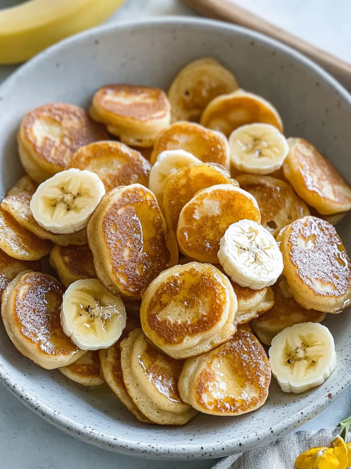 Irresistible Mini Banana Pancake Bites for a Sweet Start Mini Banana Pancake Bites