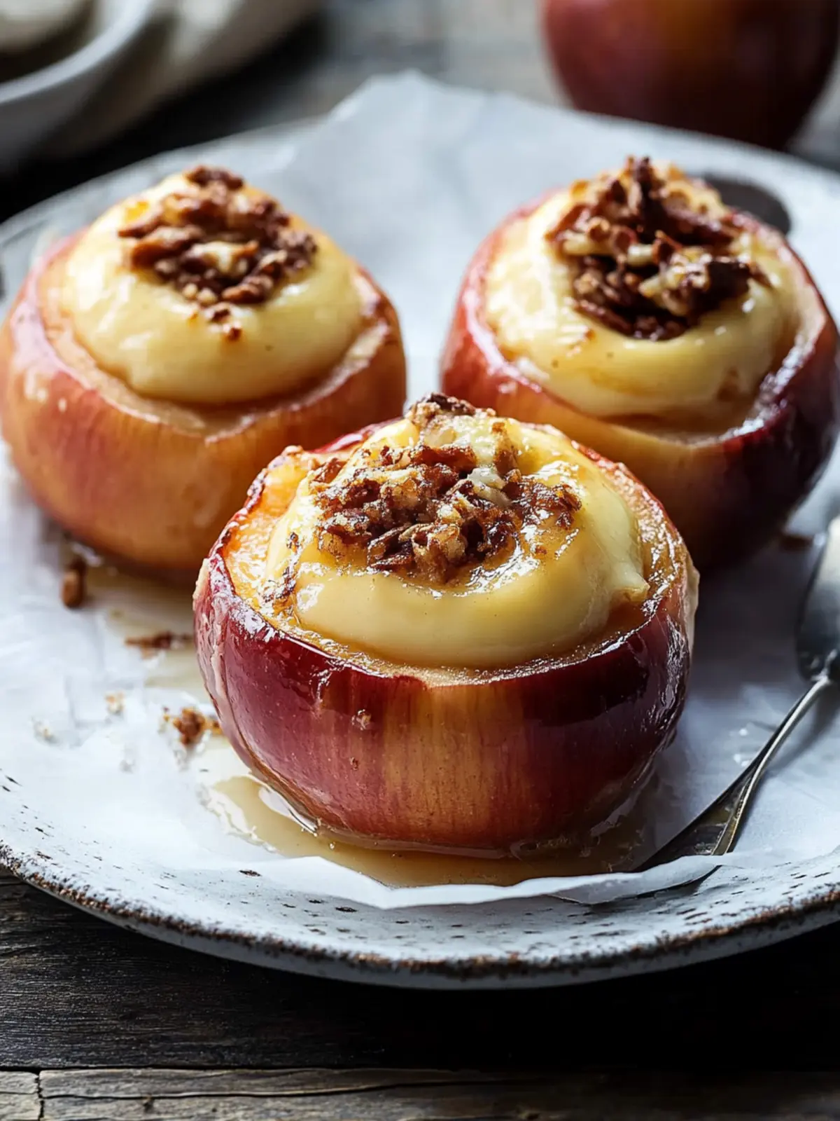 Irresistible Cheesecake Stuffed Baked Apples for Cozy Nights Cheesecake Stuffed Baked Apples