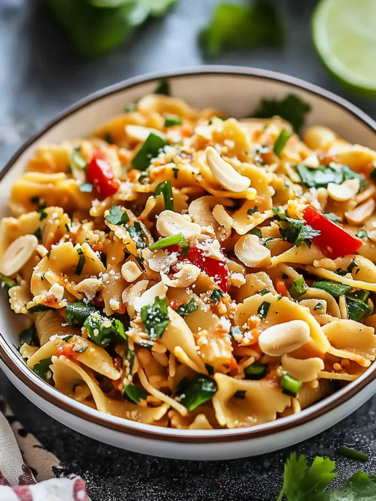 Zesty Spicy Thai Pasta Salad Perfect for Refreshing Meals Spicy Thai Pasta Salad