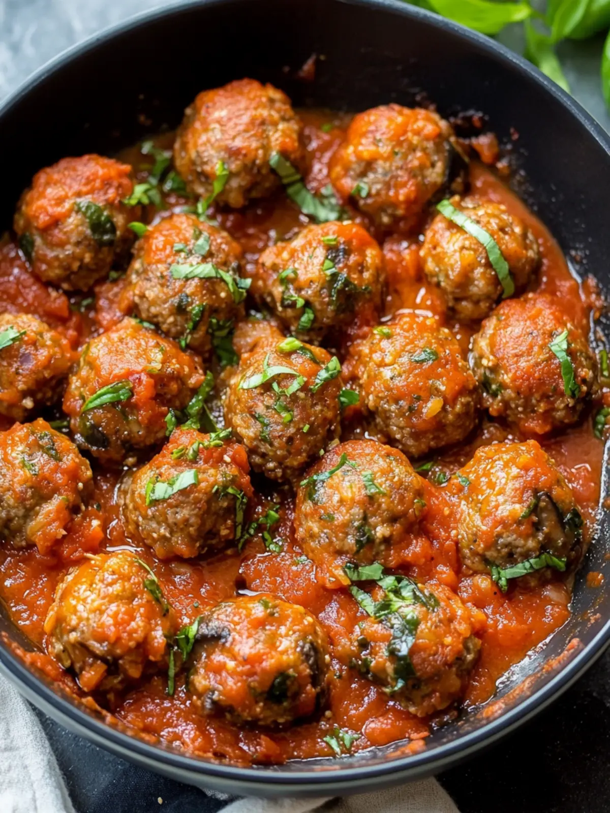 Savory Mushroom Meatballs in Tomato Sauce That Steal the Show Mushroom Meatballs in Tomato Sauce