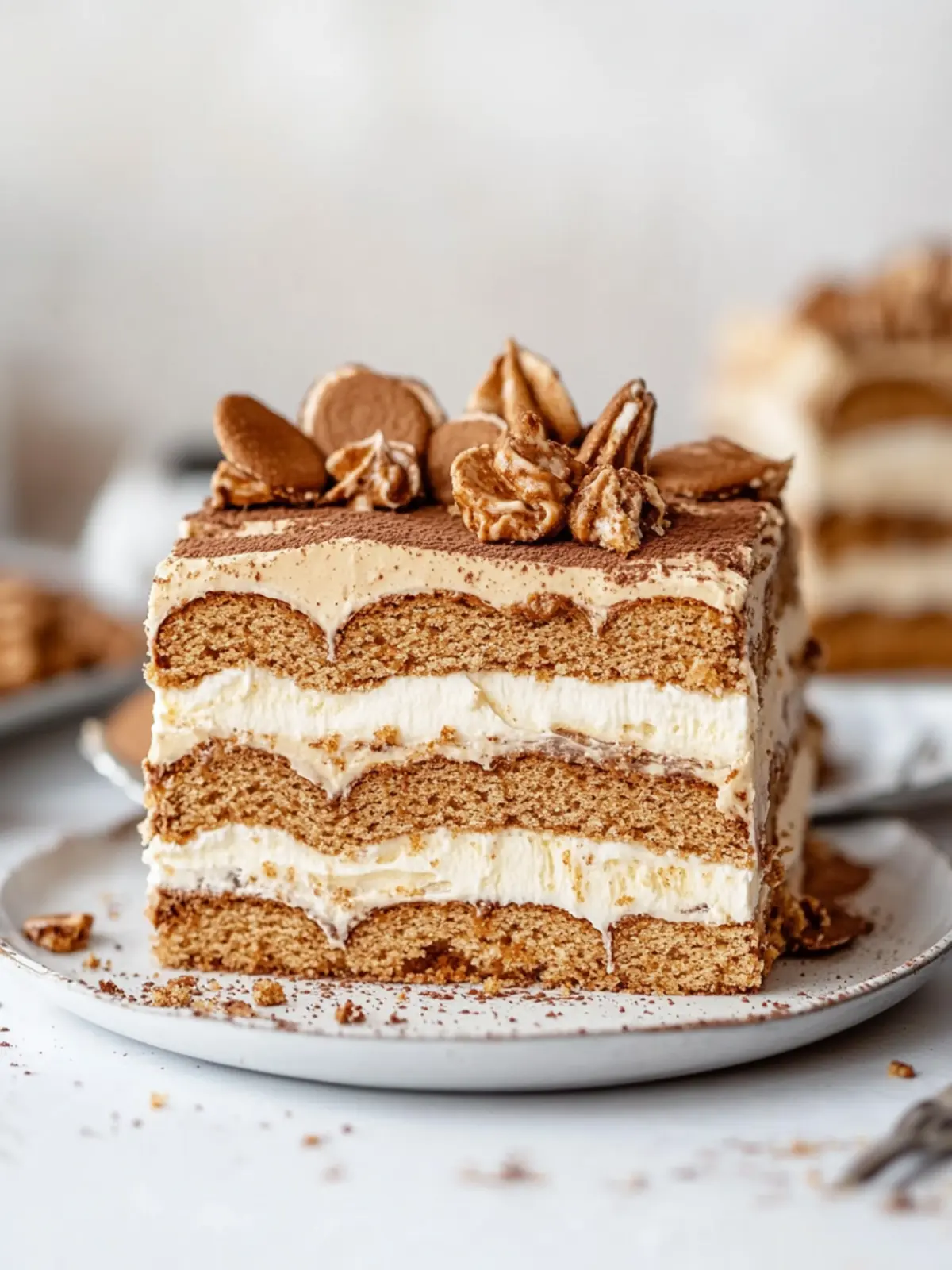 Indulge in Cookie Butter Icebox Cake: A No-Bake Delight Cookie Butter Icebox Cake
