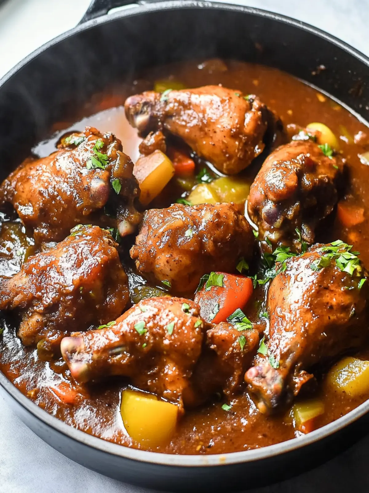 Savor the Flavor: Jamaican Brown Stew Chicken Made Easy Jamaican Brown Stew Chicken