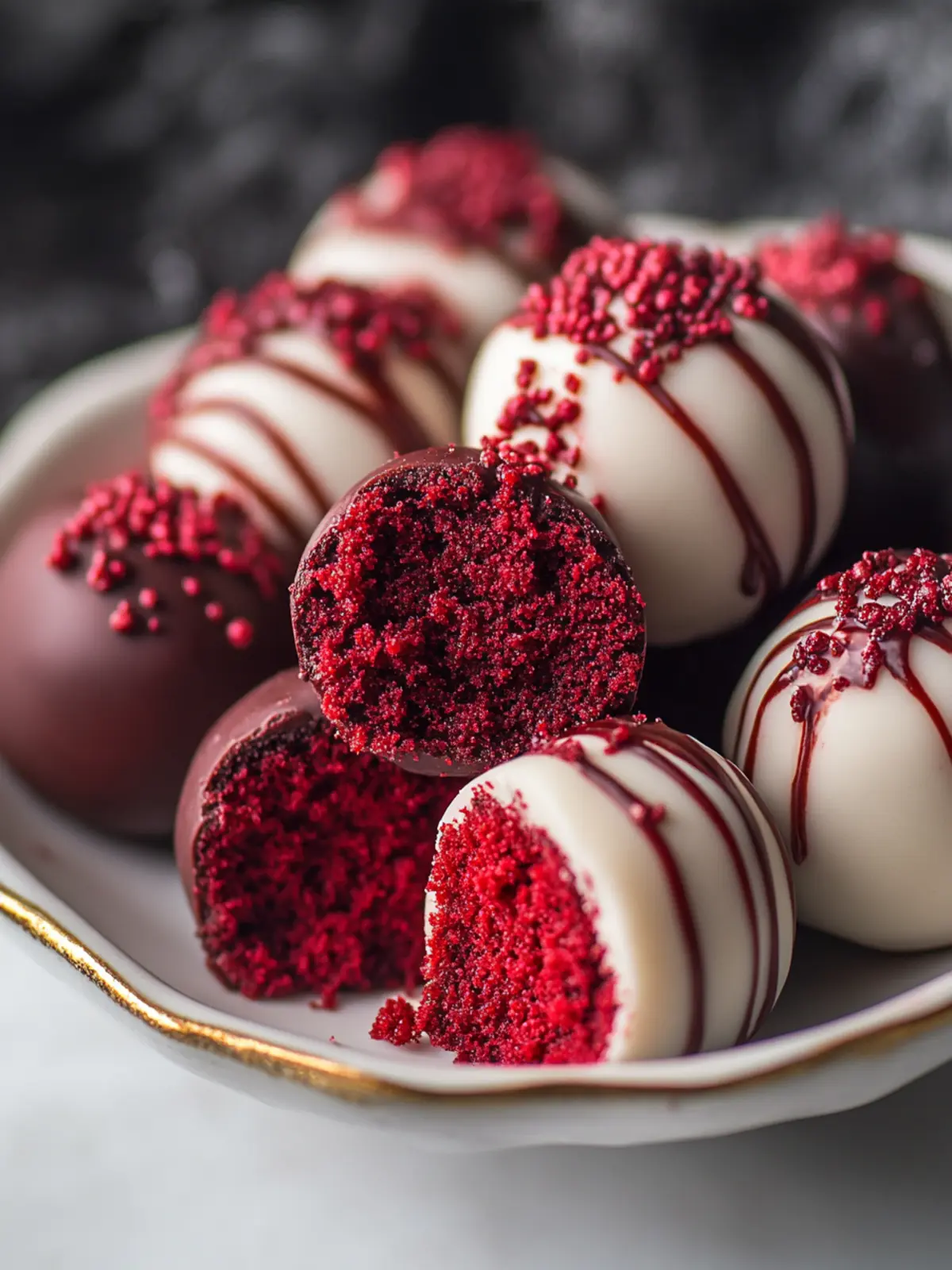Indulge in Irresistible Red Velvet Cake Balls at Home Red Velvet Cake Balls