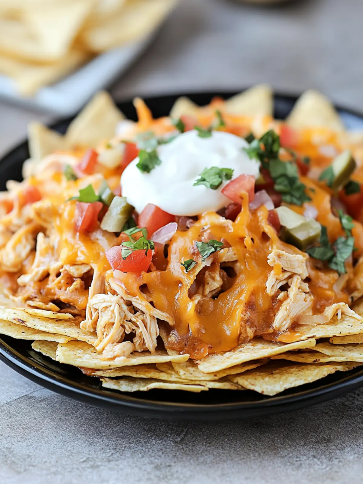 Crockpot Chicken Nachos That Transform Game Night Meals Crockpot Chicken Nachos
