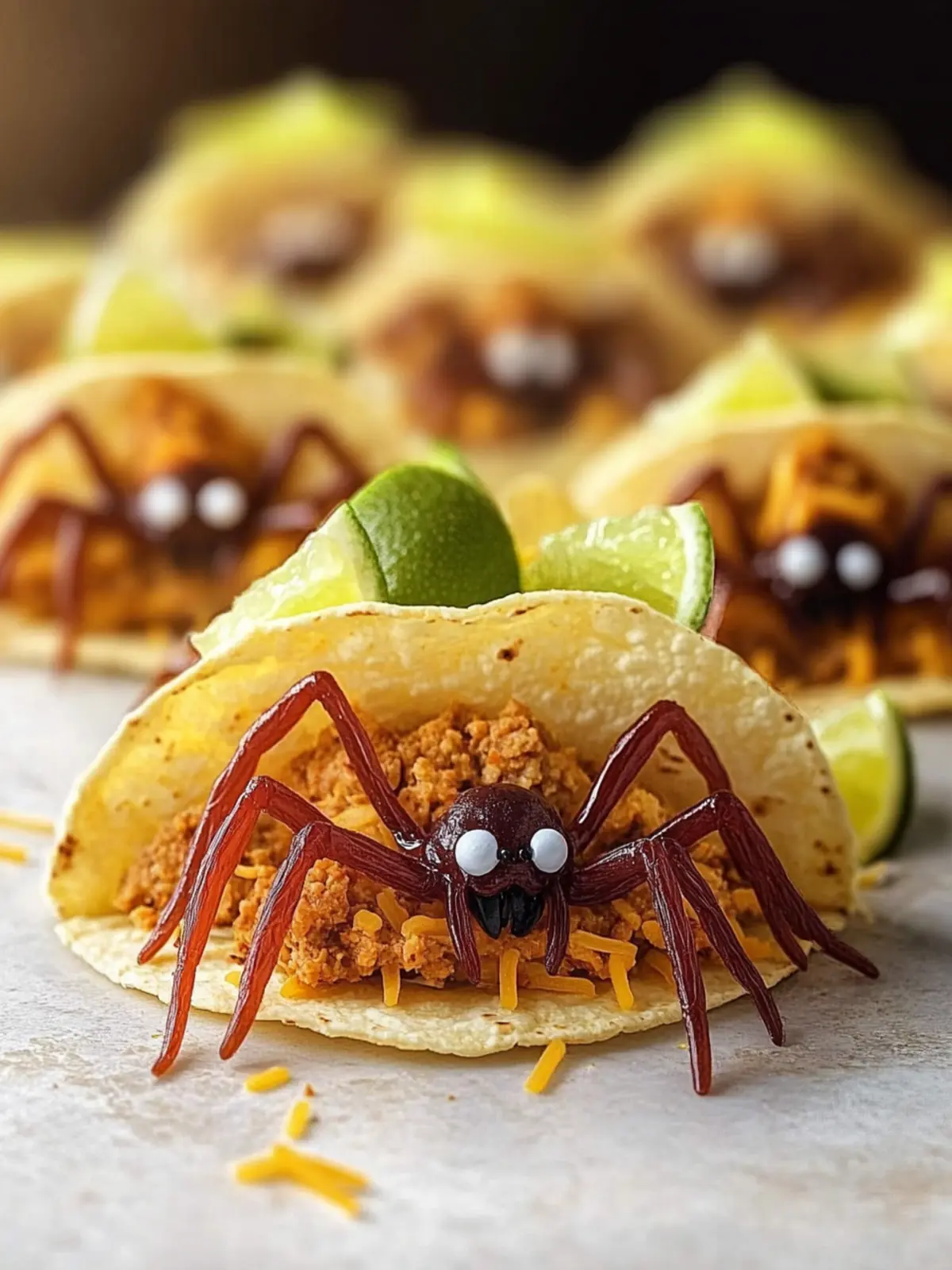 Creepy-Crawly Spider Taco Shells That Wow Every Halloween Party Spider Taco Shells