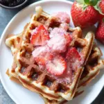 Irresistible Strawberry Mochi Waffles for Sweet Mornings Strawberry Mochi Waffles