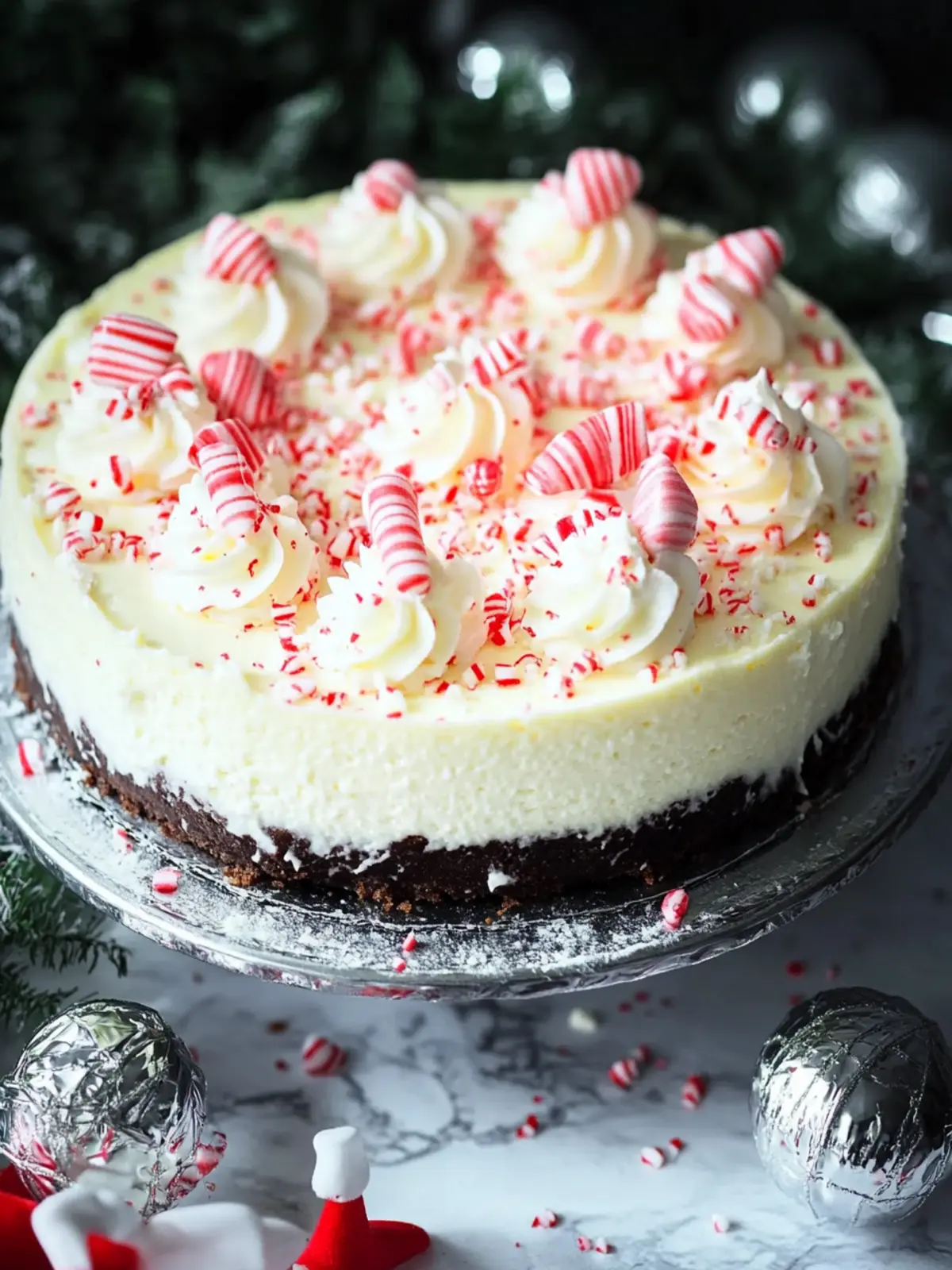 Decadent Peppermint Cheesecake to Brighten Your Holidays Peppermint Cheesecake