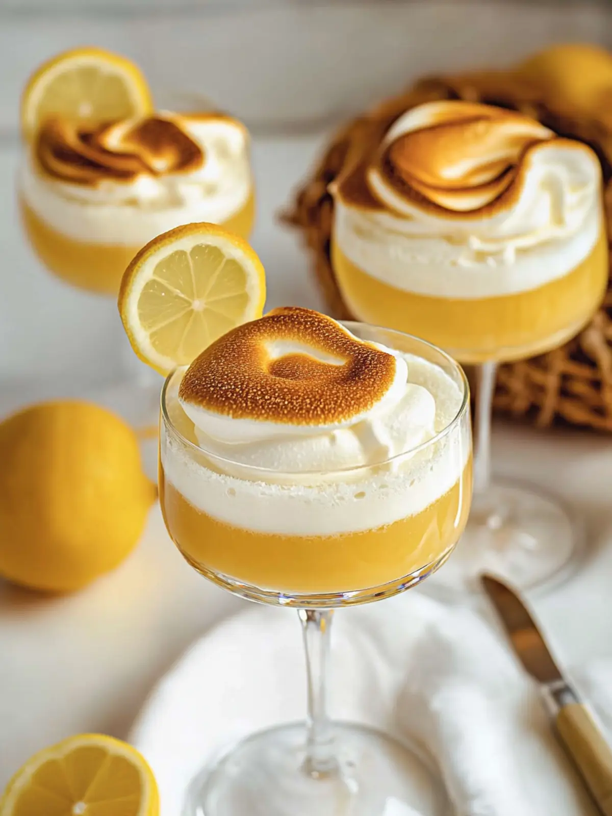 Lemon Meringue Pie Cocktail: Sip on Sunshine and Bliss Lemon Meringue Pie Cocktail