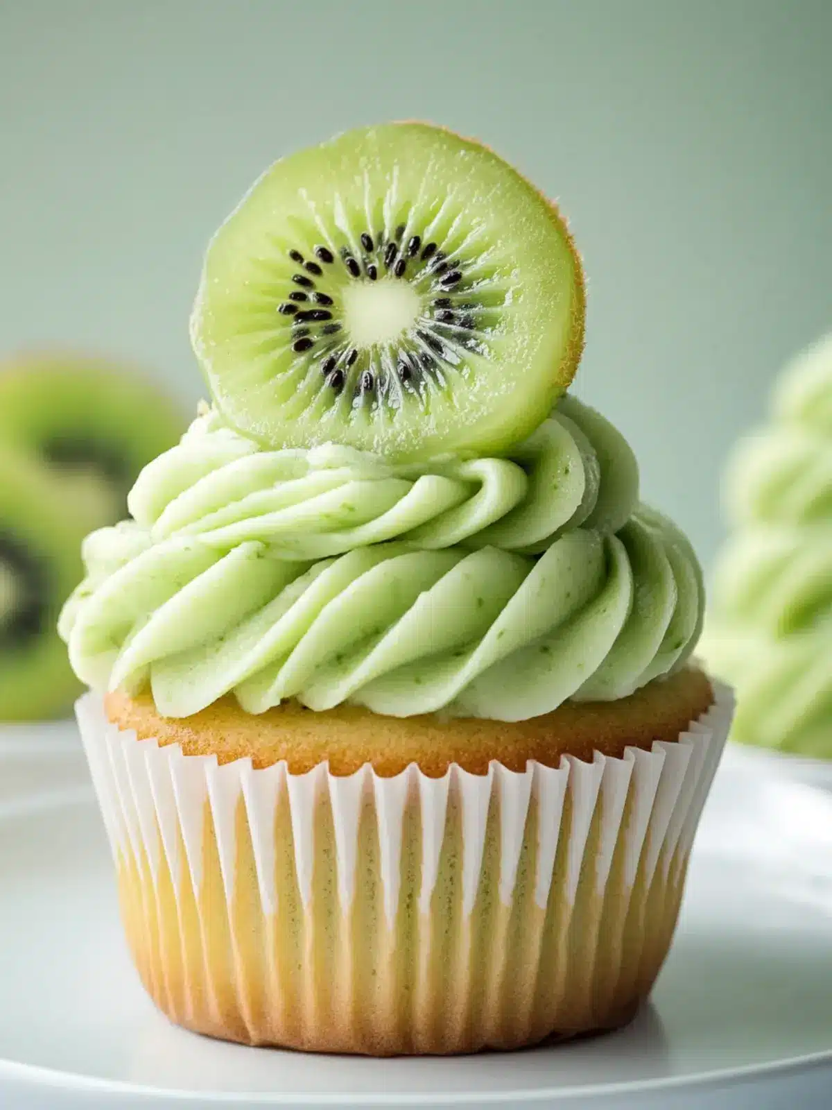 Delicious Kiwi Cupcakes That Brighten Up Any Day Kiwi Cupcakes