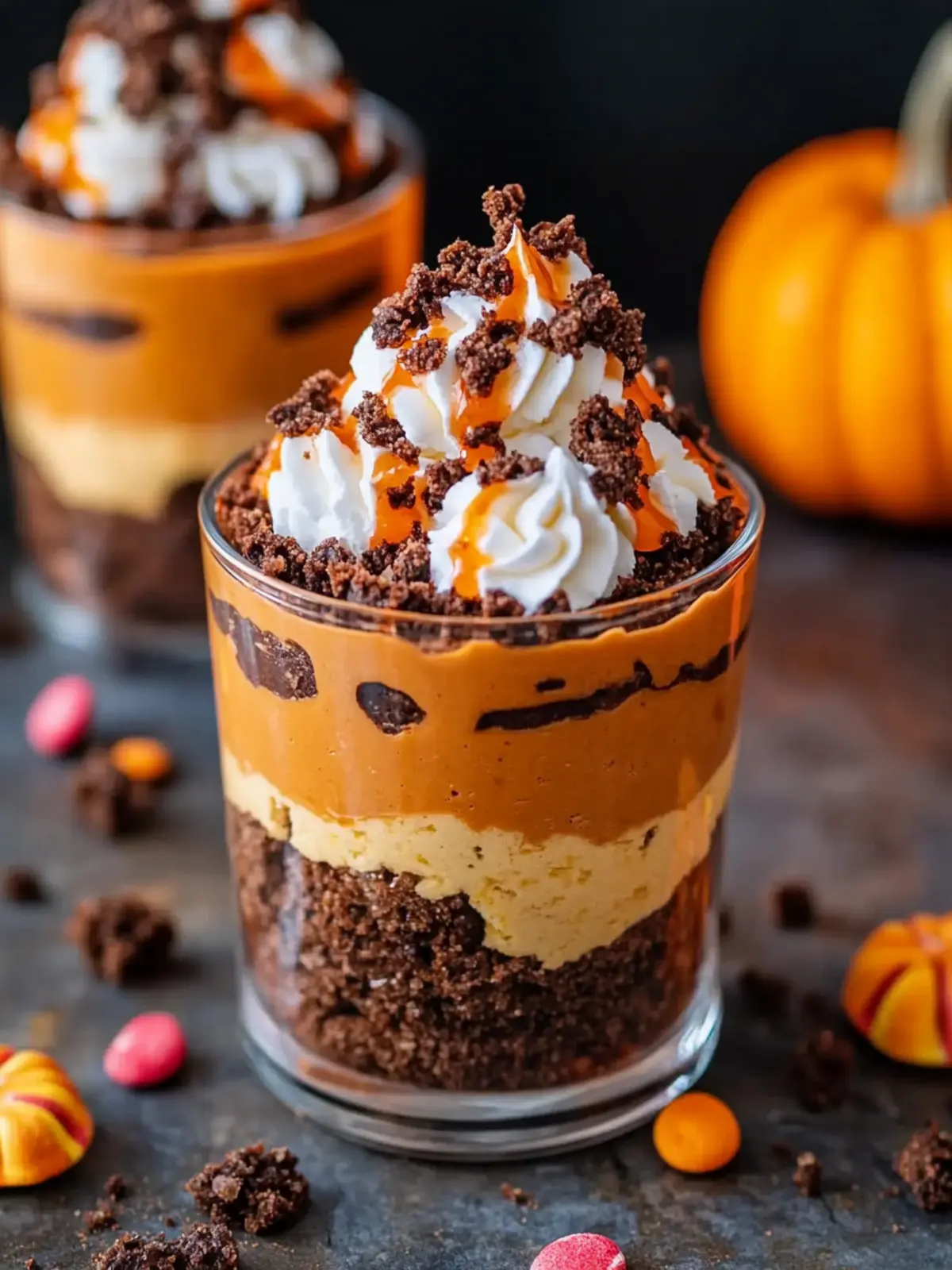 Delightful Pumpkin Patch Dirt Cups for Fall Fun Pumpkin Patch Dirt Cups