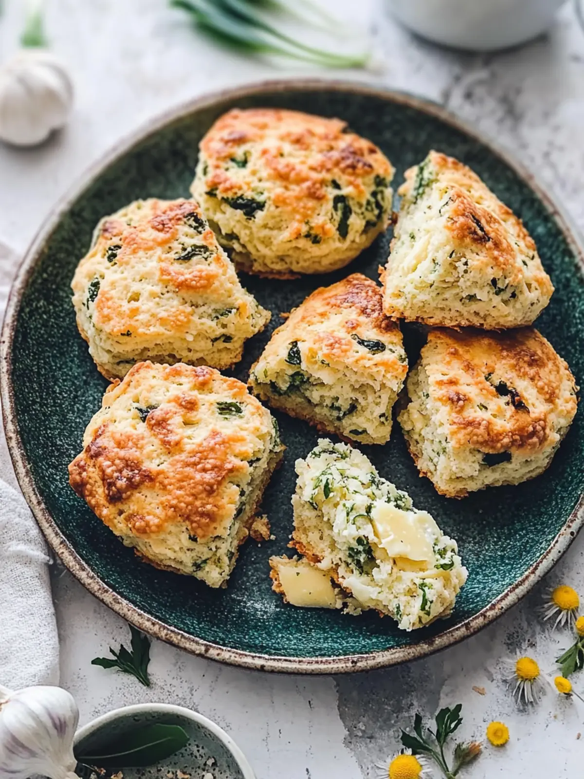 Mouthwatering Wild Garlic Cheese Scones You’ll Crave Daily Wild Garlic Cheese Scones