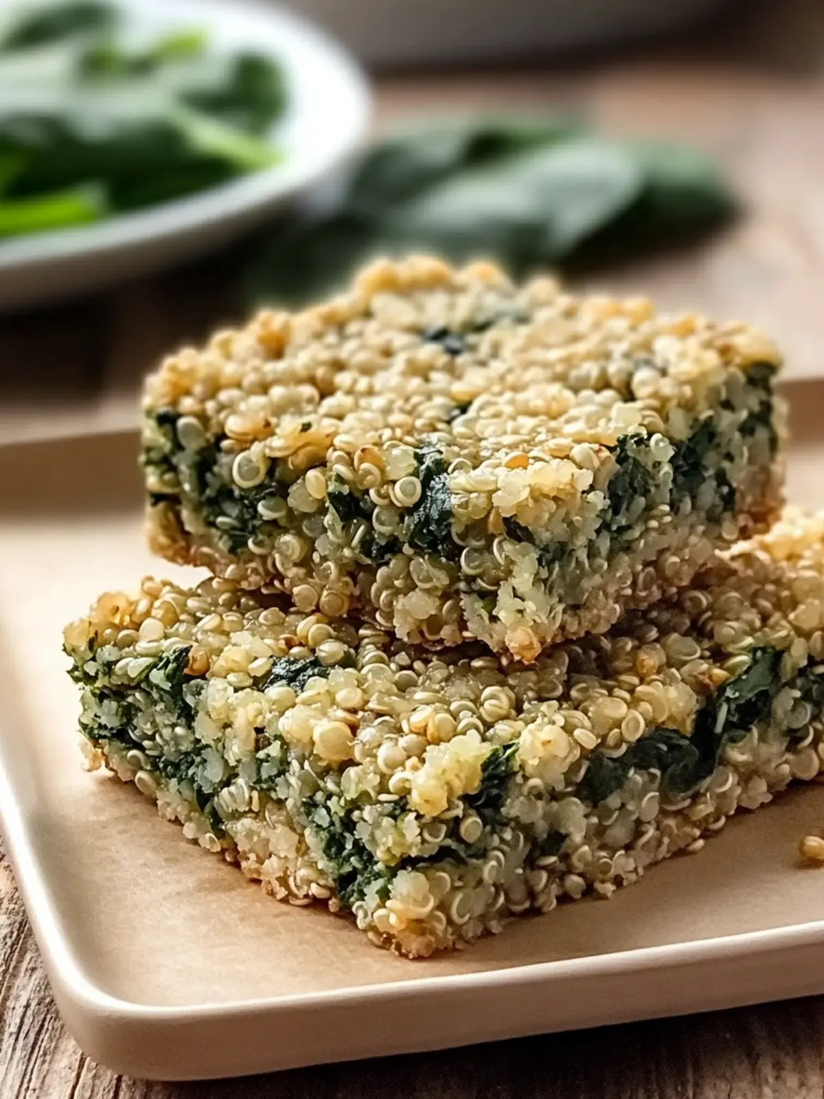 Wholesome Quinoa Spinach Breakfast Bars to Energize Your Mornings Quinoa Spinach Breakfast Bars