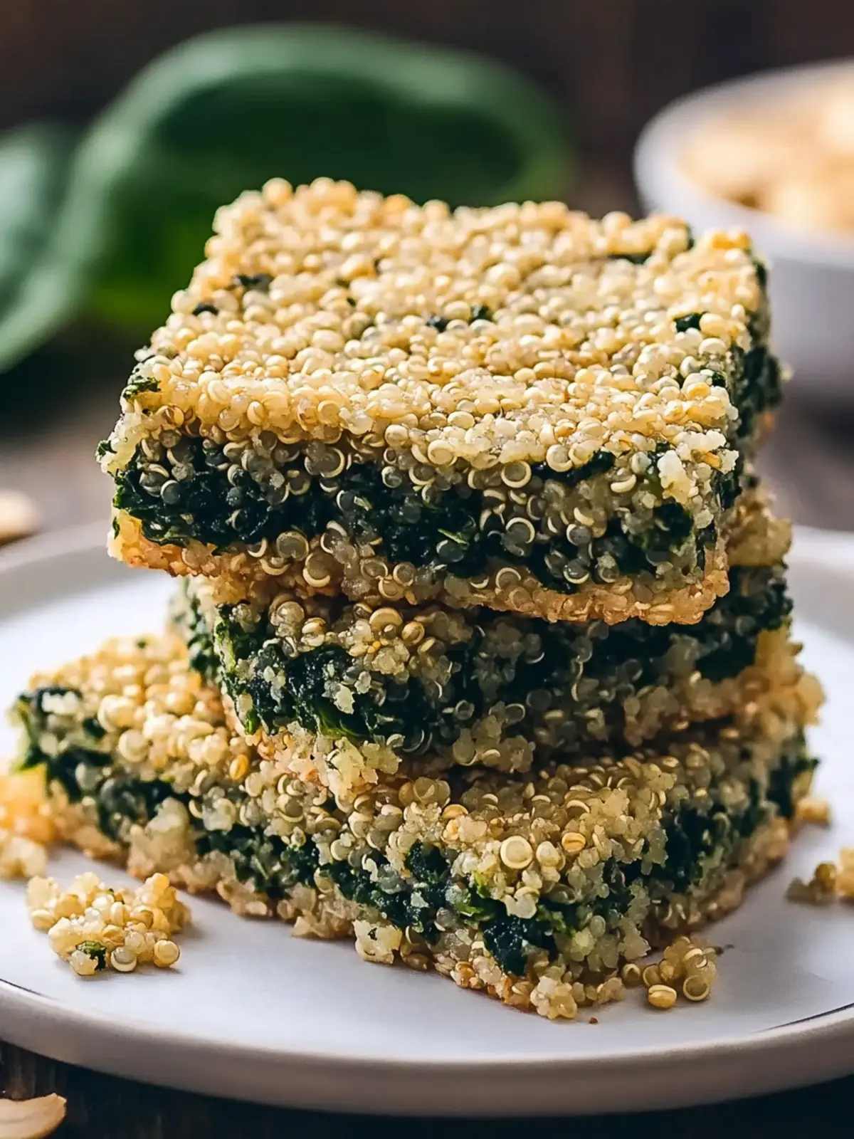 Wholesome Quinoa Spinach Breakfast Bars to Energize Your Mornings Quinoa Spinach Breakfast Bars