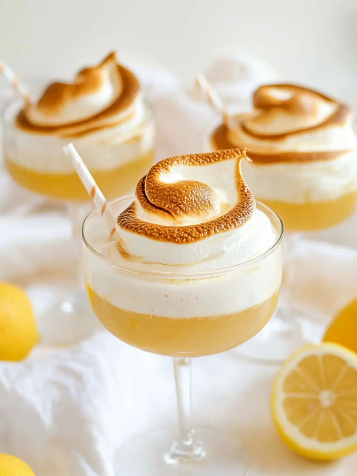 Lemon Meringue Pie Cocktail: Sip on Sunshine and Bliss Lemon Meringue Pie Cocktail
