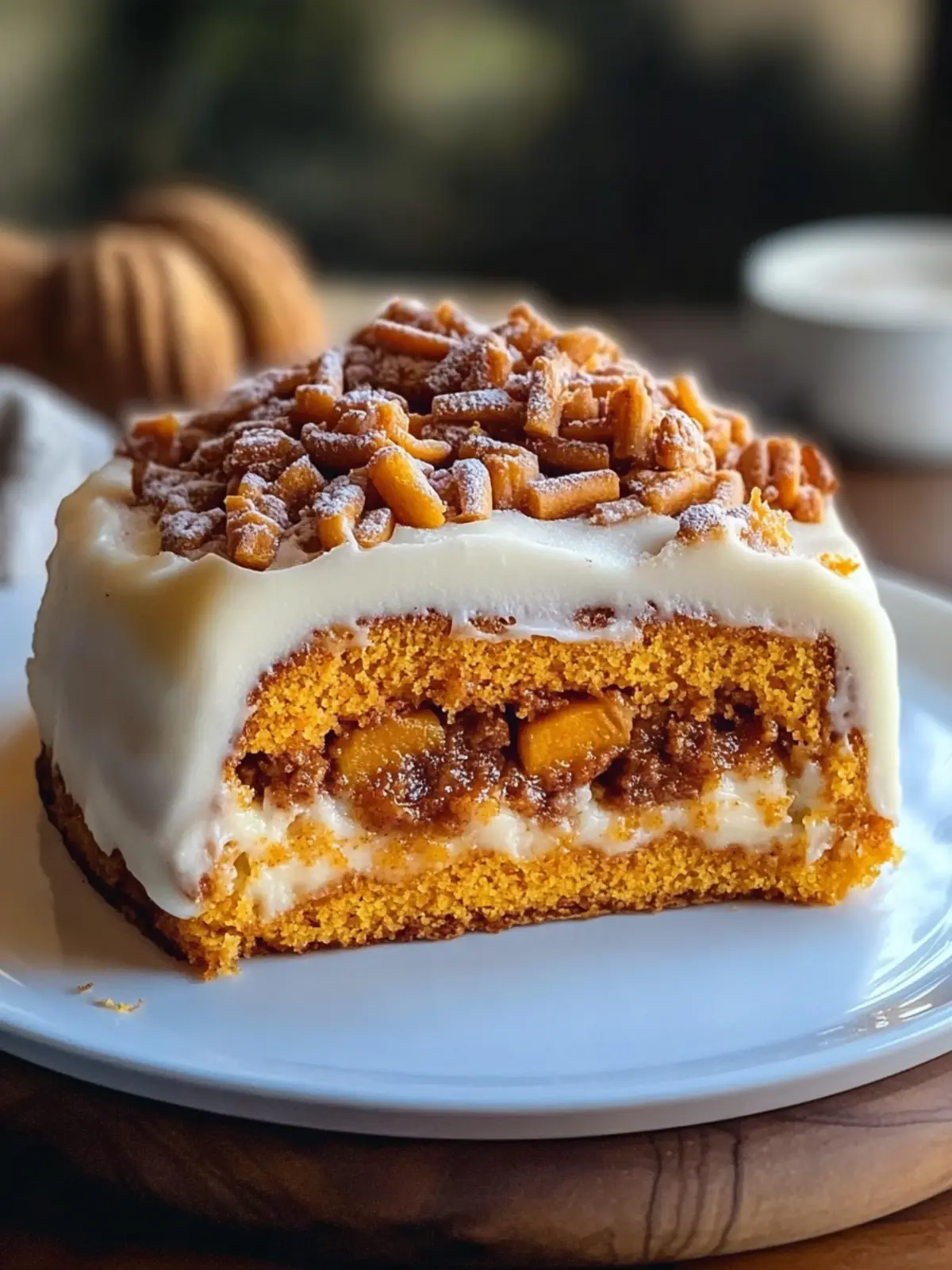 Sweet Potato Cinnamon Roll Cake for Cozy Mornings at Home Sweet Potato Cinnamon Roll Cake