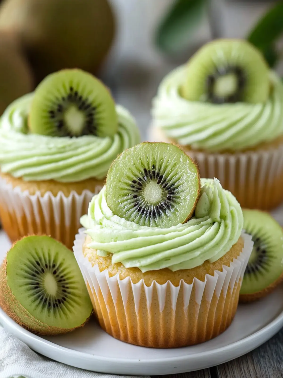 Delicious Kiwi Cupcakes That Brighten Up Any Day Kiwi Cupcakes