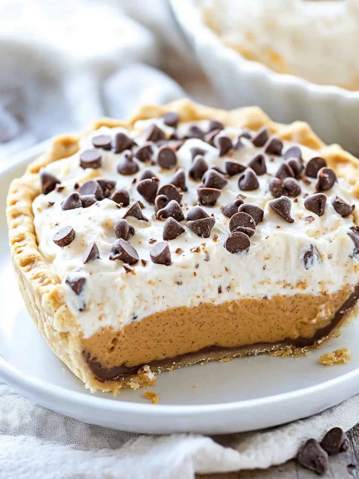 Indulge in Chocolate Chip Pumpkin Pudding Pie Bliss Chocolate Chip Pumpkin Pudding Pie