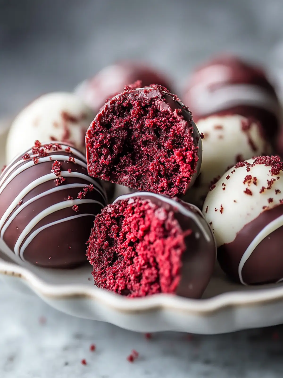 Indulge in Irresistible Red Velvet Cake Balls at Home Red Velvet Cake Balls