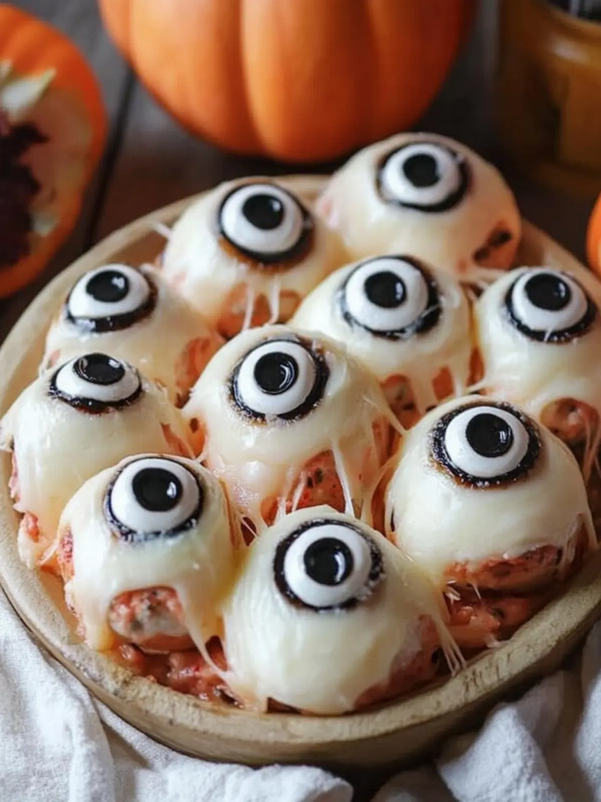 Spook Up Your Party with Halloween Mozza Eyes Appetizer Halloween Mozza Eyes Appetizer