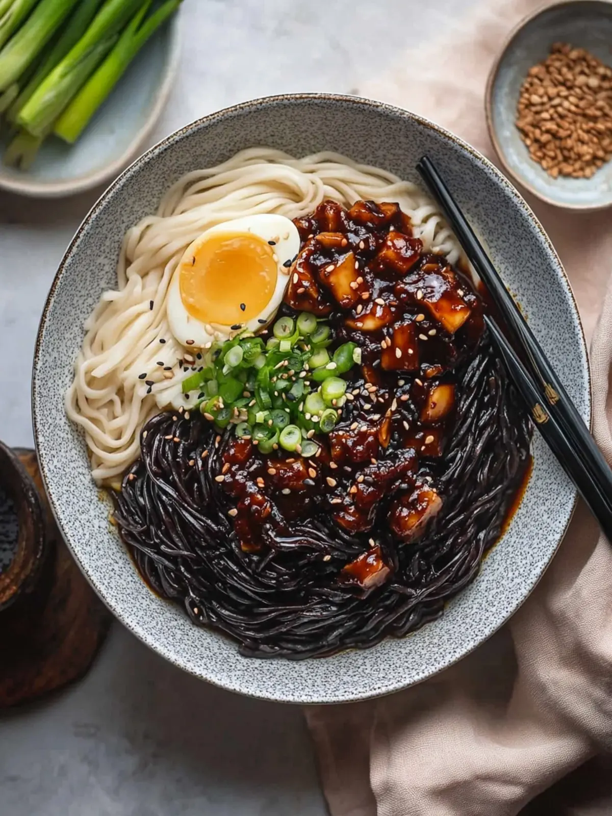 Delicious Korean Black Bean Noodles for Cozy Nights In Korean Black Bean Noodles